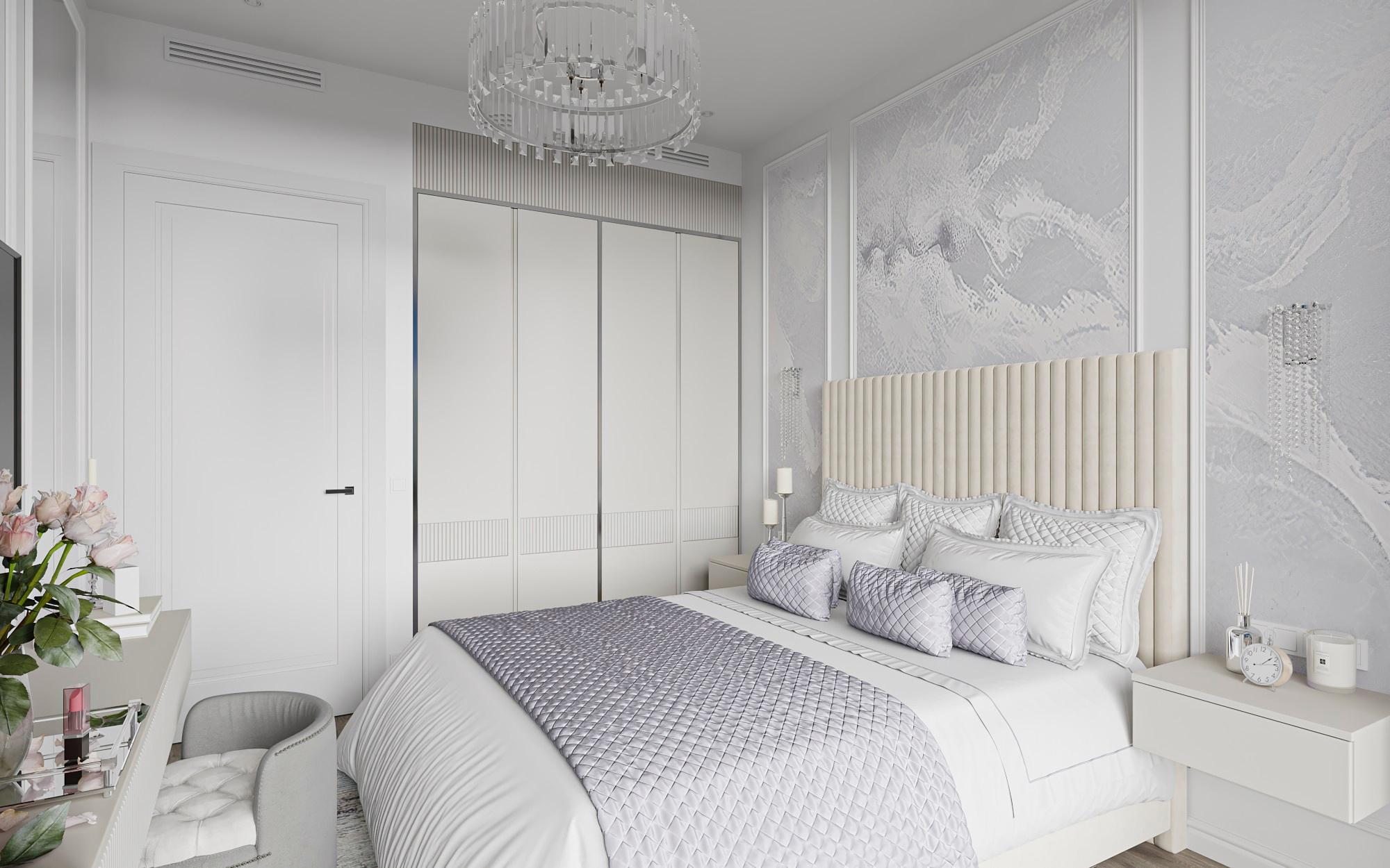 ЖК PRIME PARK 2, (МОСКВА) 45 КВ.М. Irina Balykina — Interior 3D Visualisation