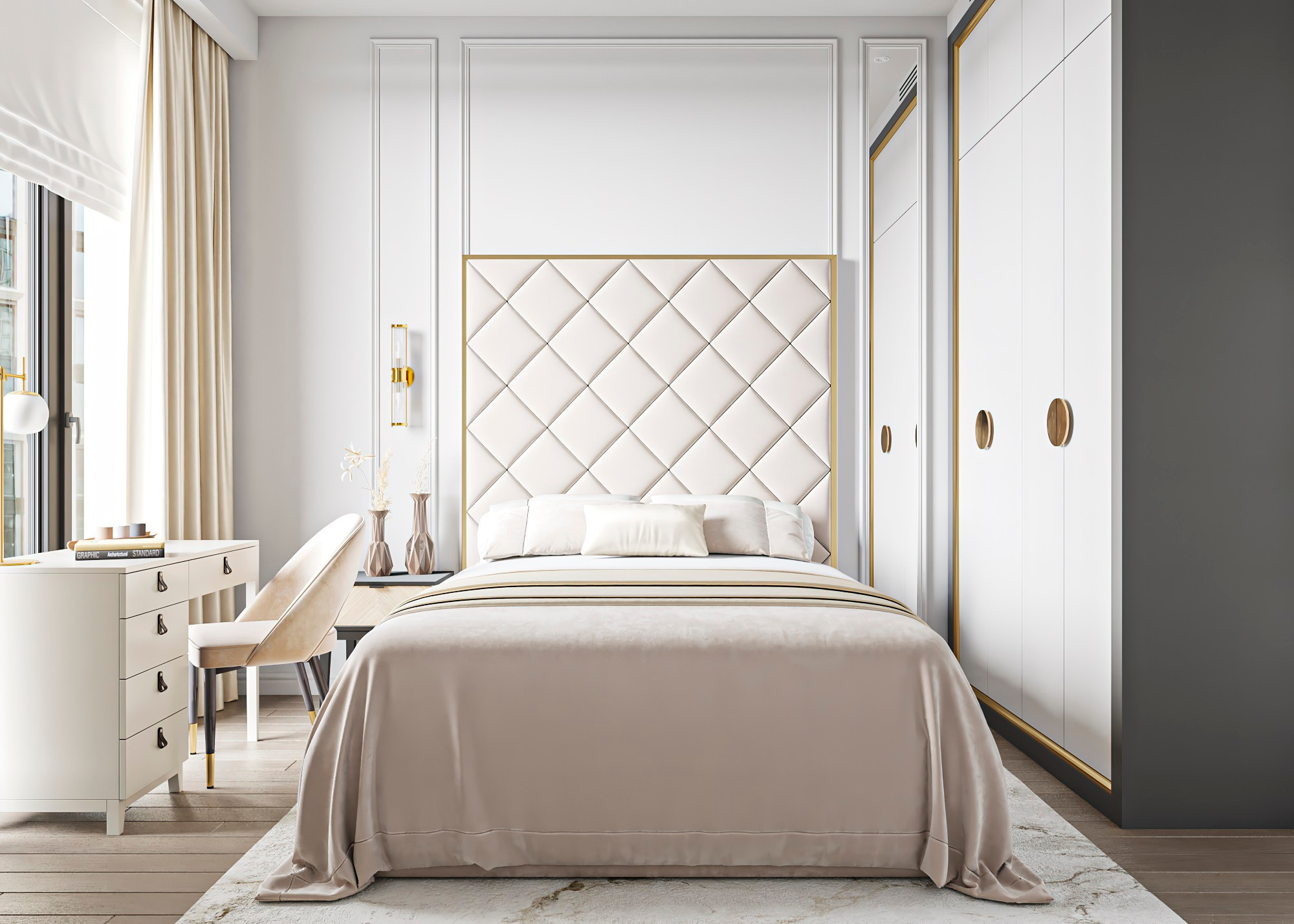 ЖК PRIME PARK 1 (МОСКВА) 109 КВ.М. Irina Balykina — Interior 3D Visualisation