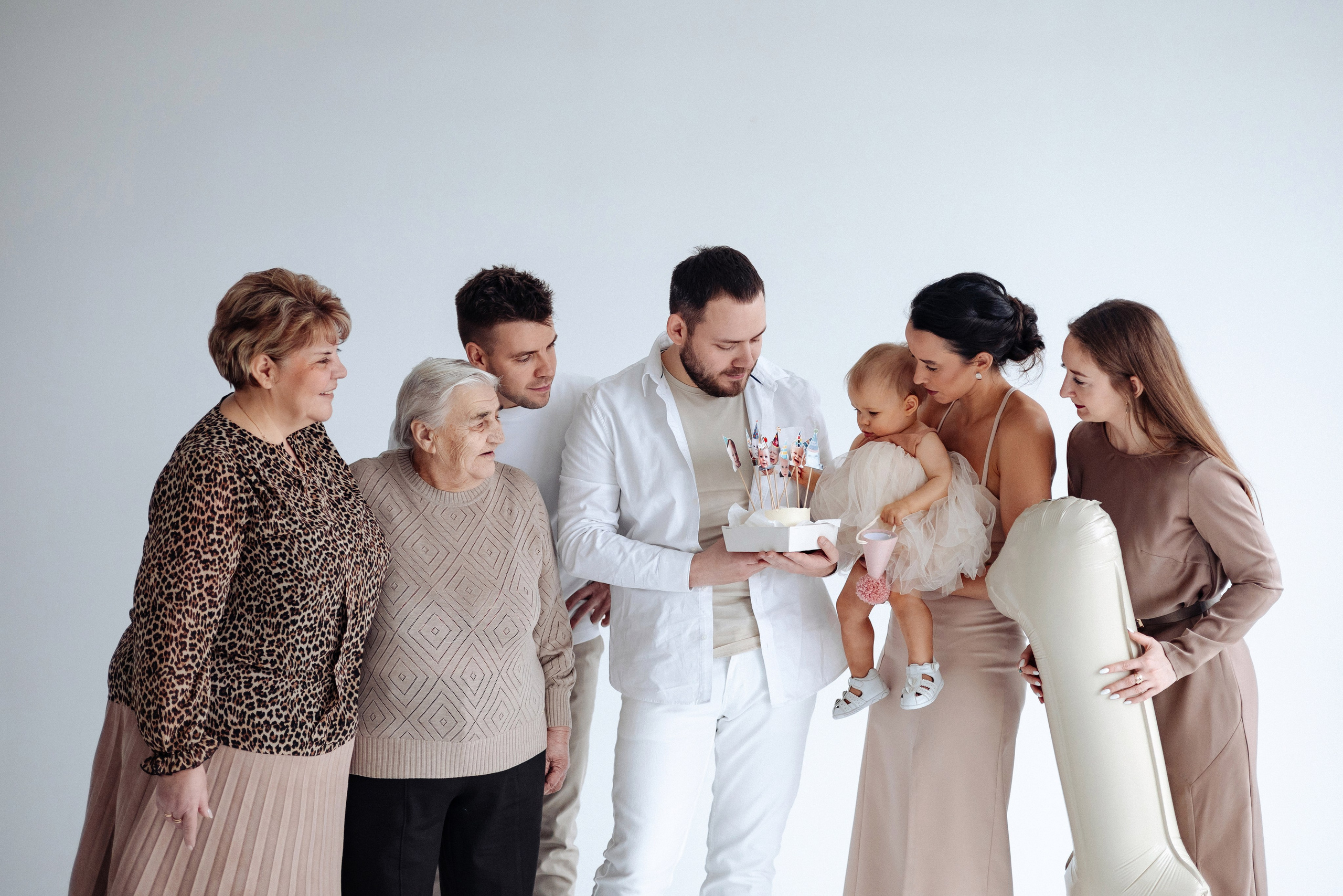 Фотосессия в честь 1 годика Яны. Семейный фотограф в Москве Марина Петра
