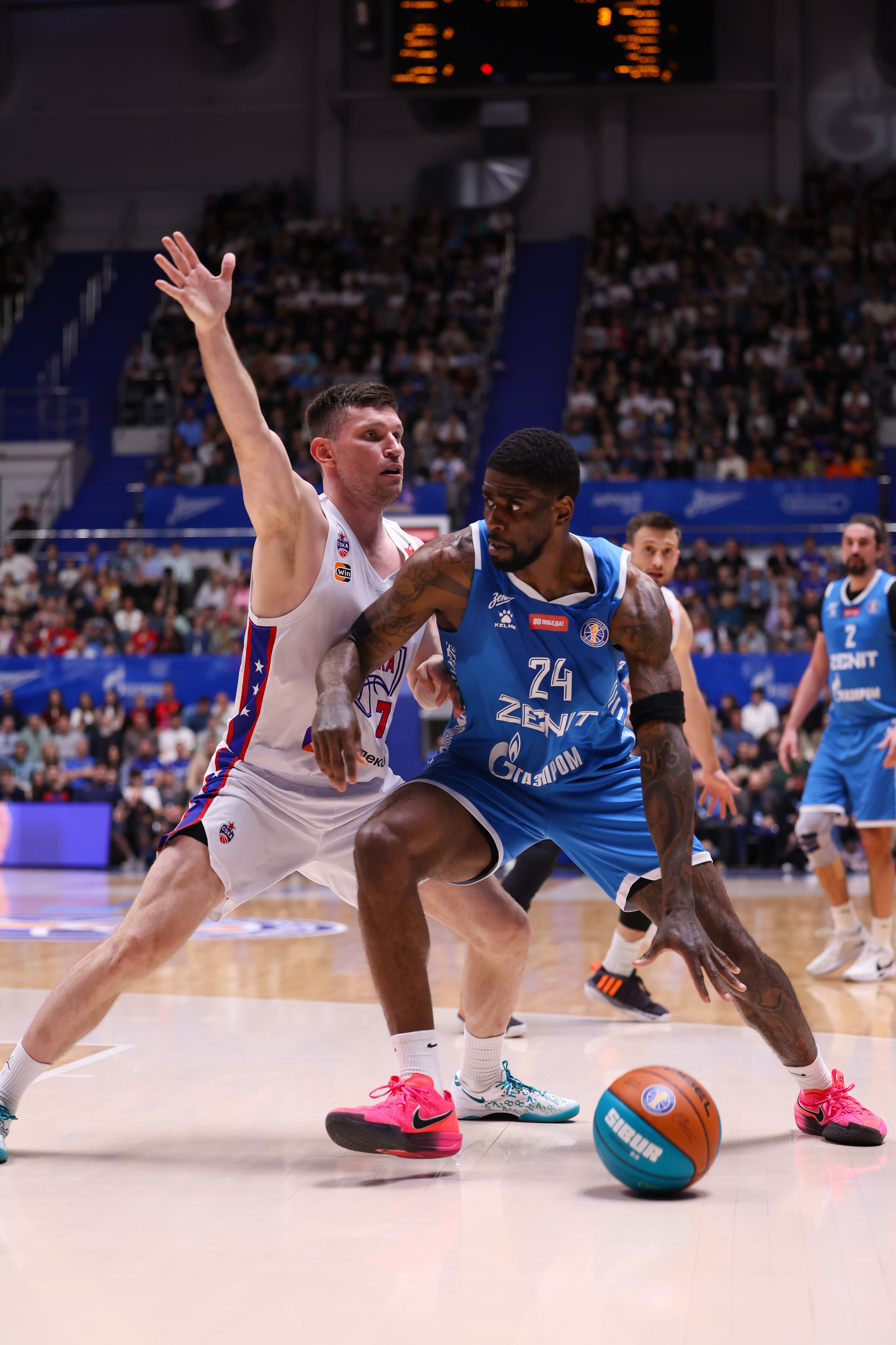 БК «Зенит» — ПБК «ЦСКА» финал ЕЛ ВТБ 5 игра 06.06.2025. Спортивный и репортажный фотограф Антон Тереханов