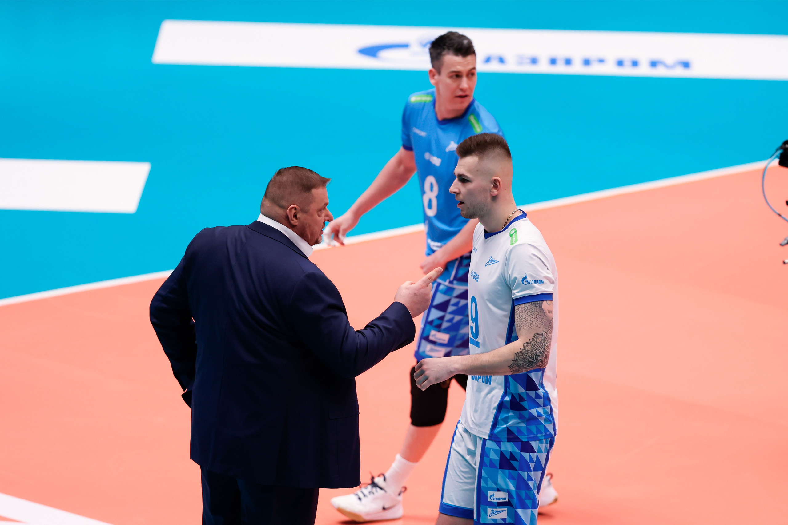 ВК Зенит — ВК Белогорье 08.04.2025. Спортивный и репортажный фотограф Антон Тереханов