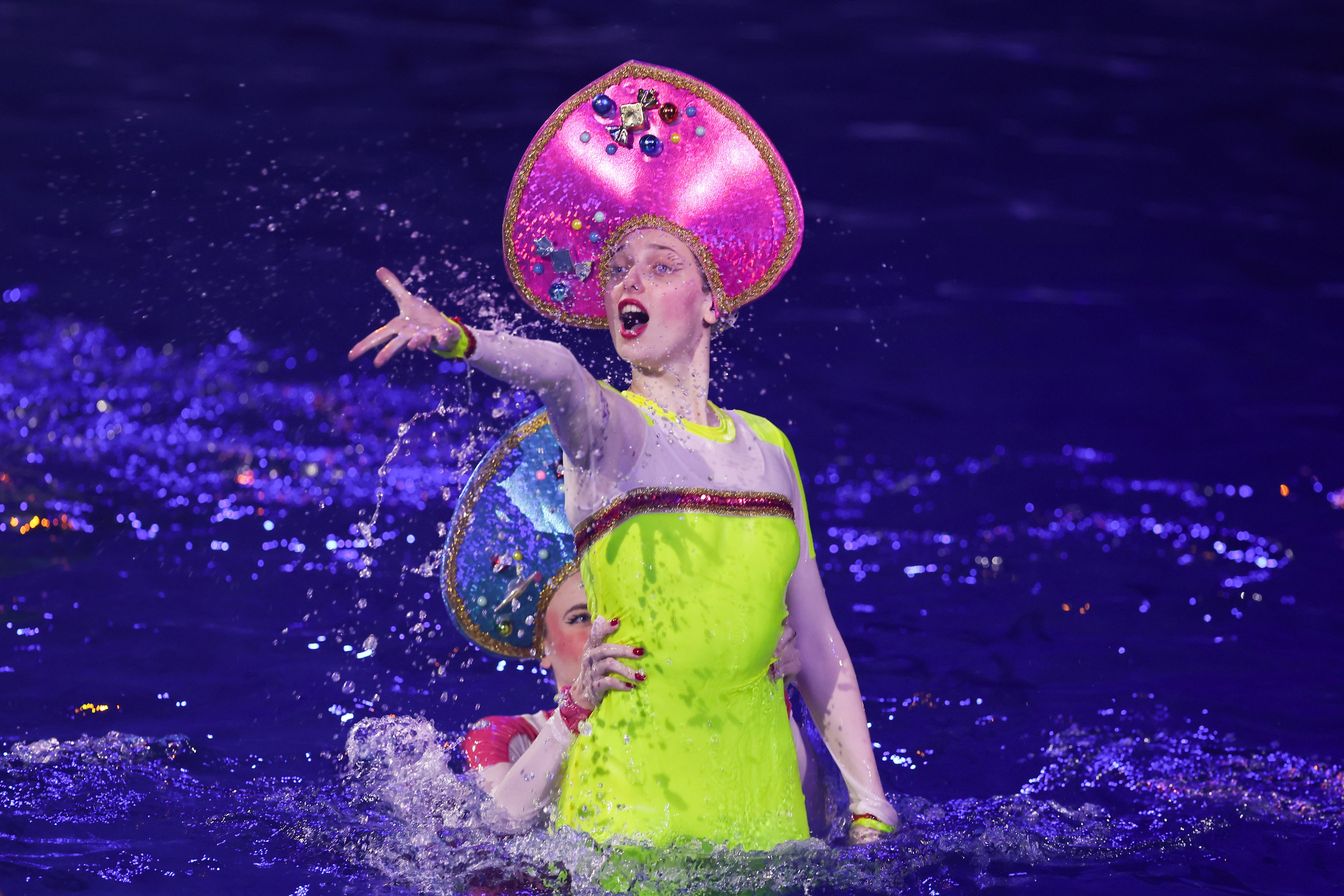 «Сказка о царе Салтане» спектакль на воде 30.12.2025. Спортивный и репортажный фотограф Антон Тереханов