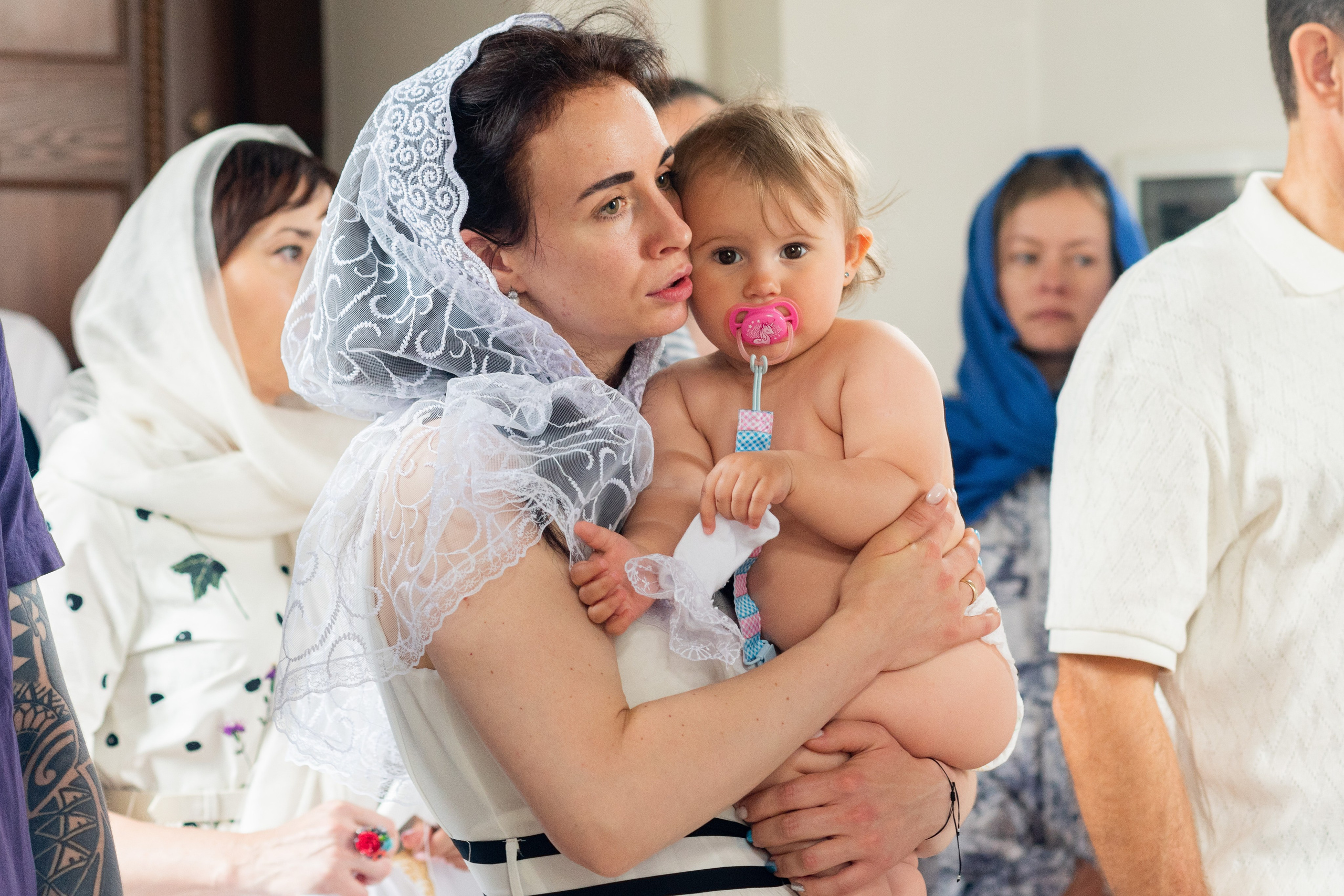 Крещение Ники. Фотограф Юлия Попова