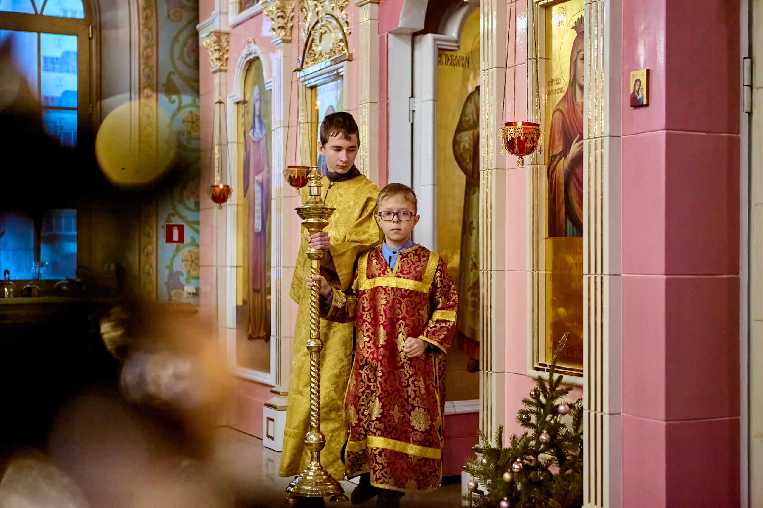 Фотографии во время богослужения