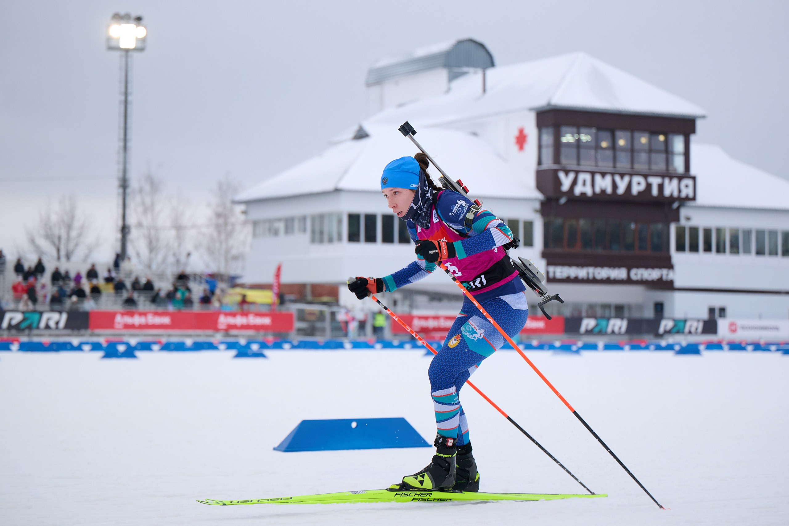 Биатлон. Чемпионат России — 2024/2025, 3-й этап, Ижевск. Ижевская винтовка. Спортивный репортажный фотограф в Ижевске Сергей Мерзляков