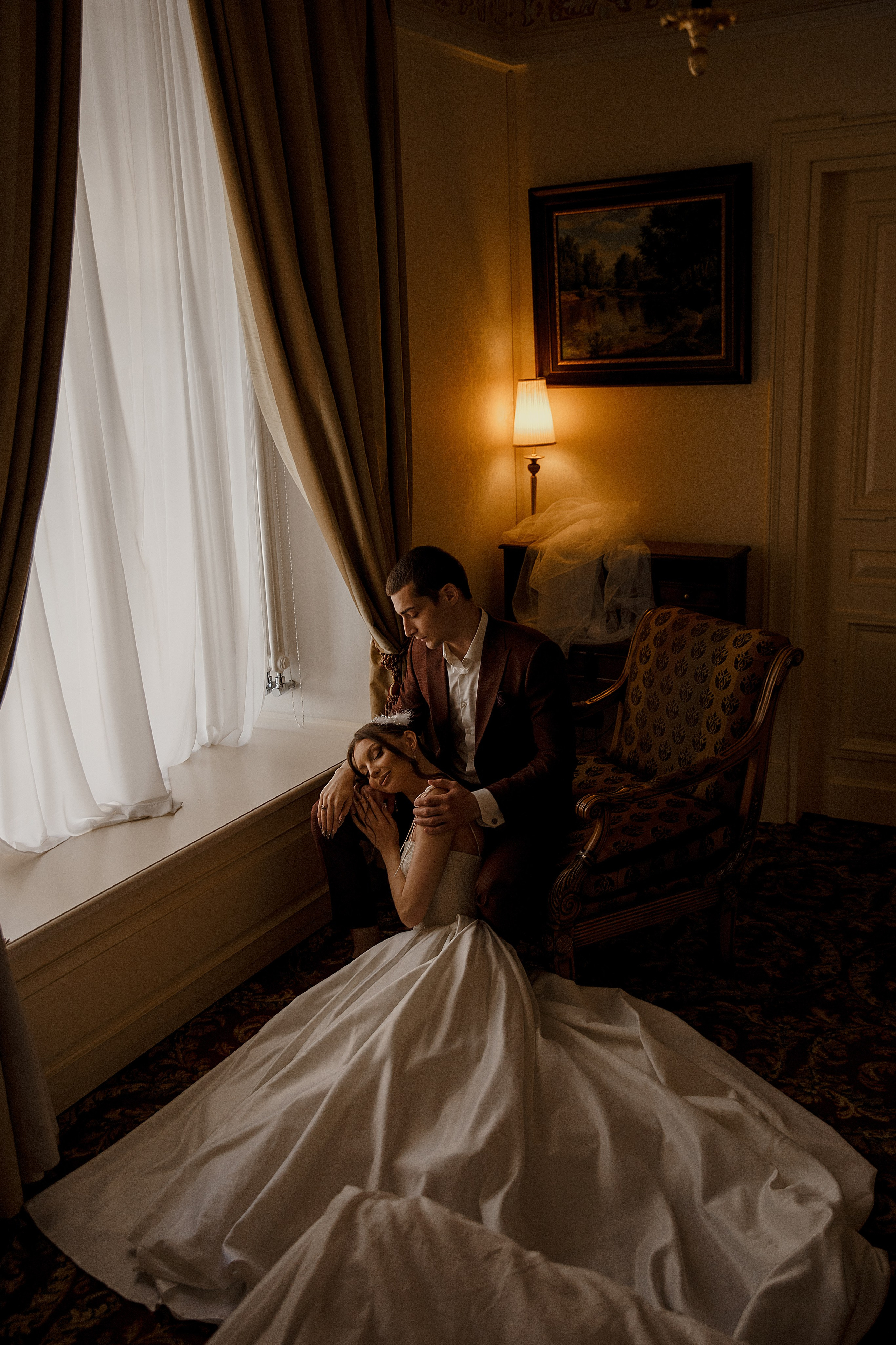 Утро в отеле Талион. Свадебный фотограф Санкт-Петербург  Москва