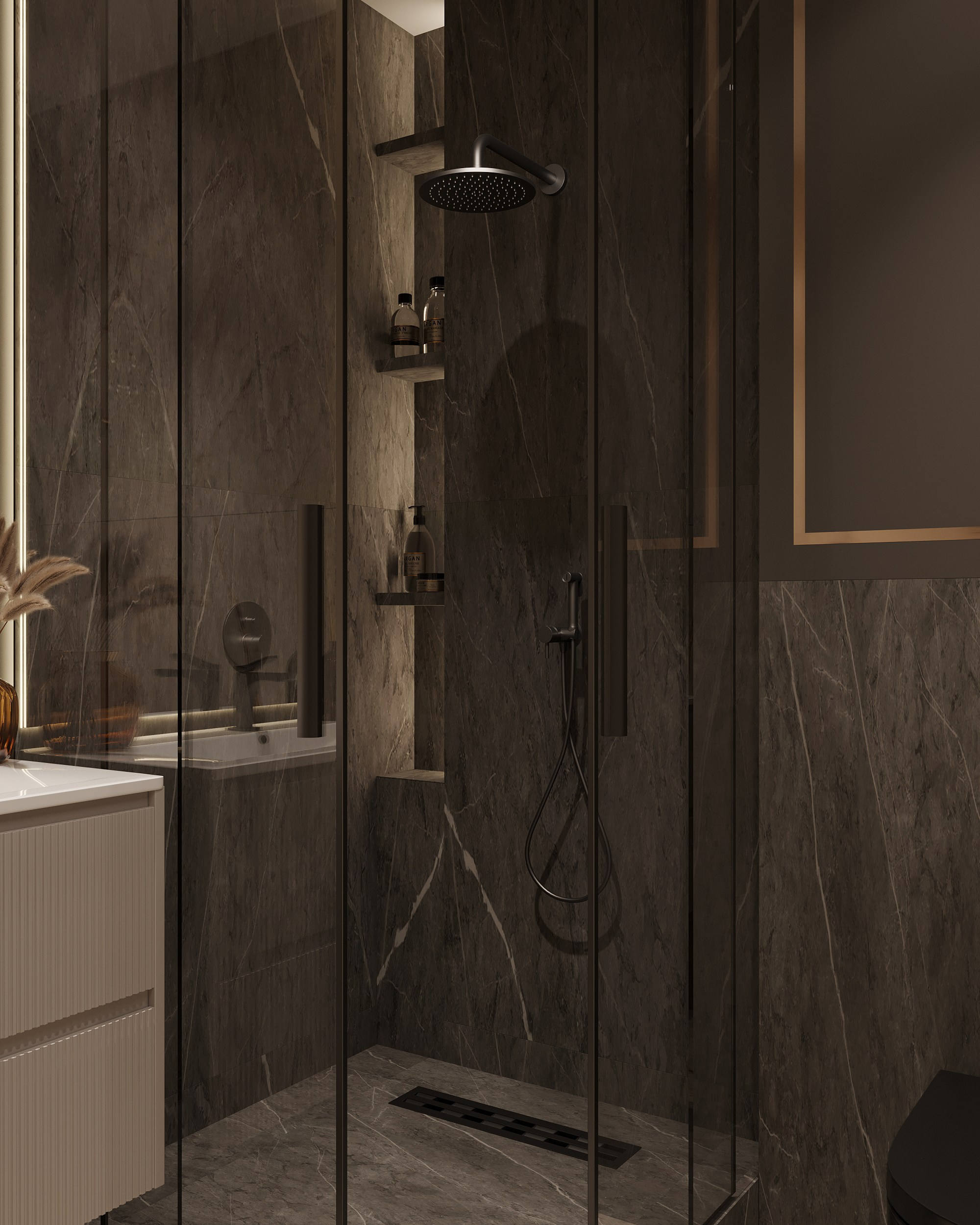 Санузел. Королёва Анастасия | 3D визуализатор