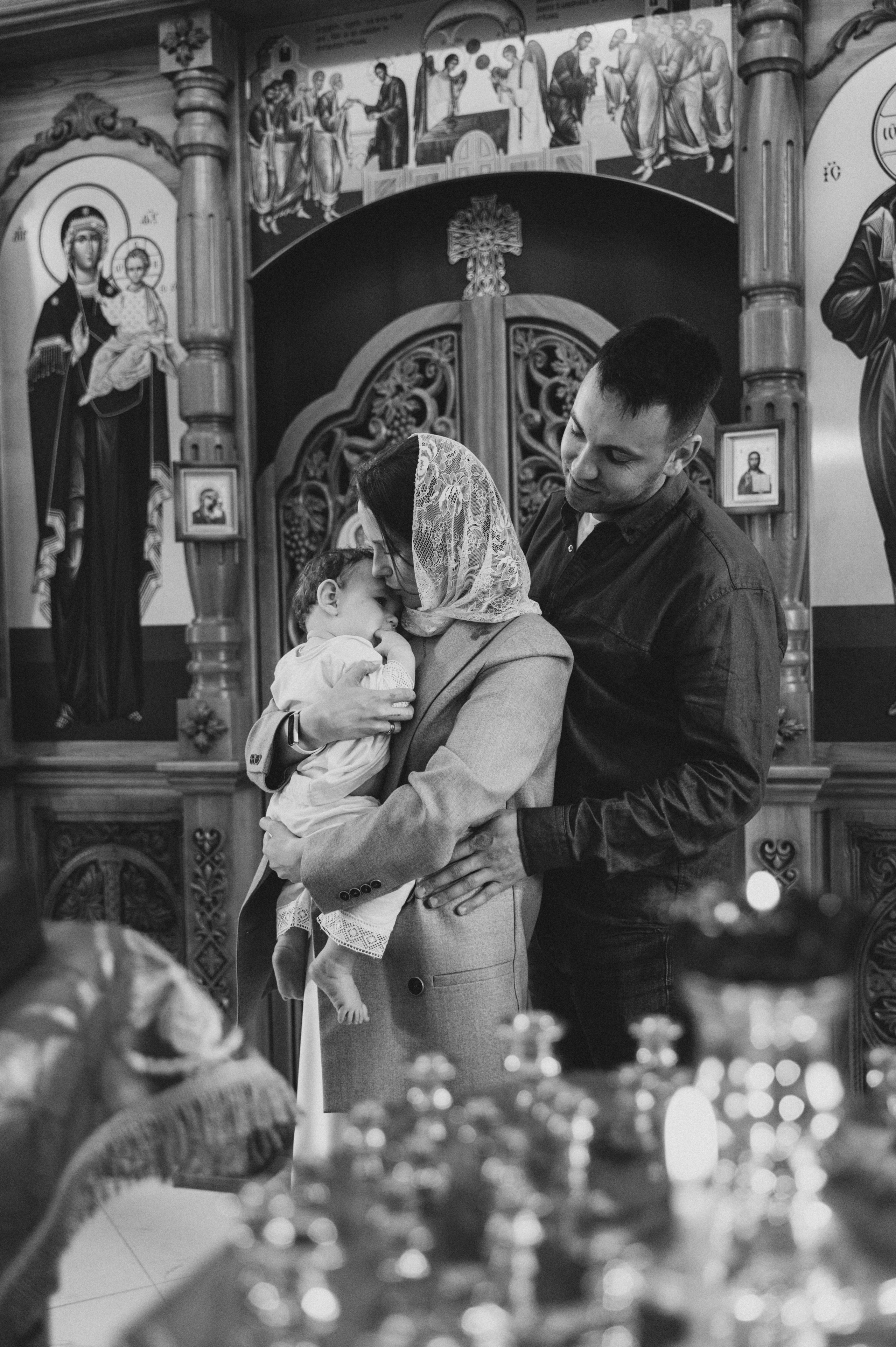 Крещение Мирона («Троеручица» храм в честь иконы Божией Матери). Семейный фотограф в Минске Дарья Дреко