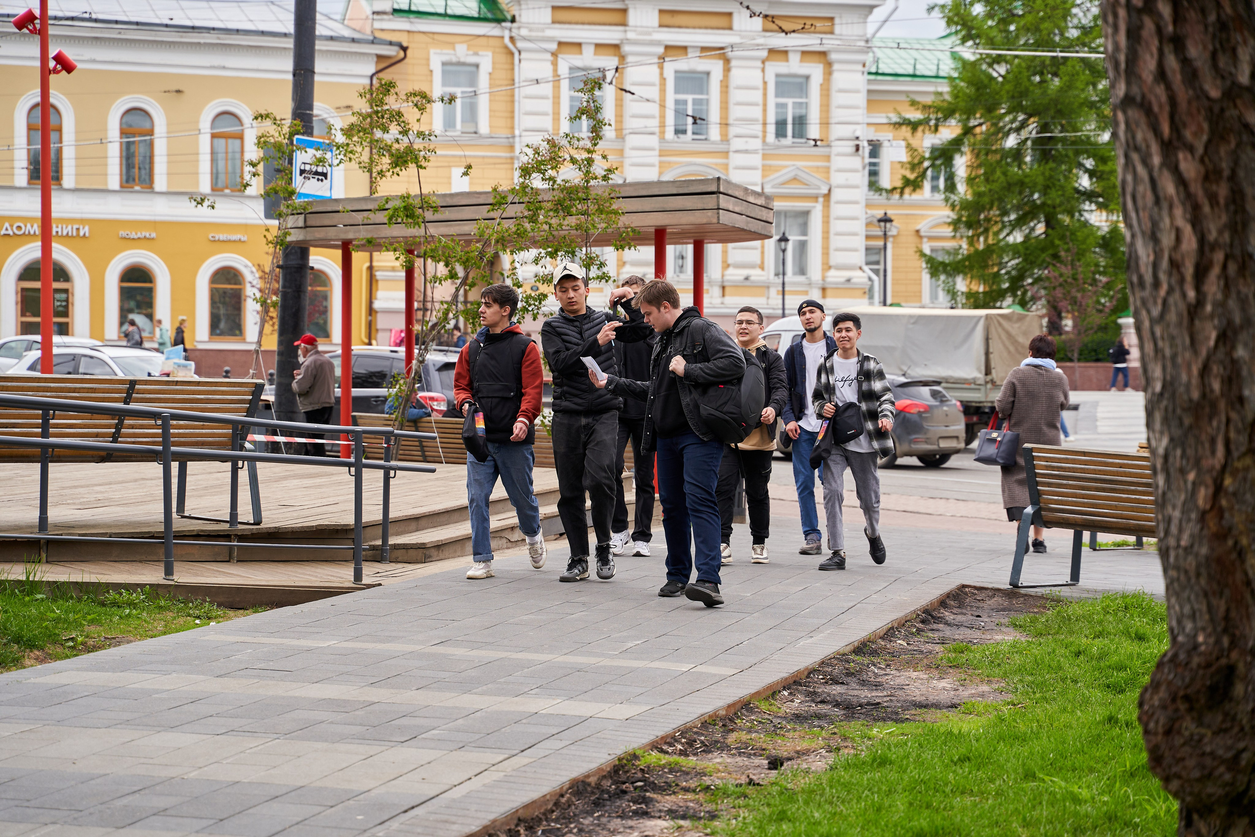 Городской квест в рамках регионального фестиваля «Учись без границ». Репортажный фотограф Вилянов Евгений. Нижний Новгород