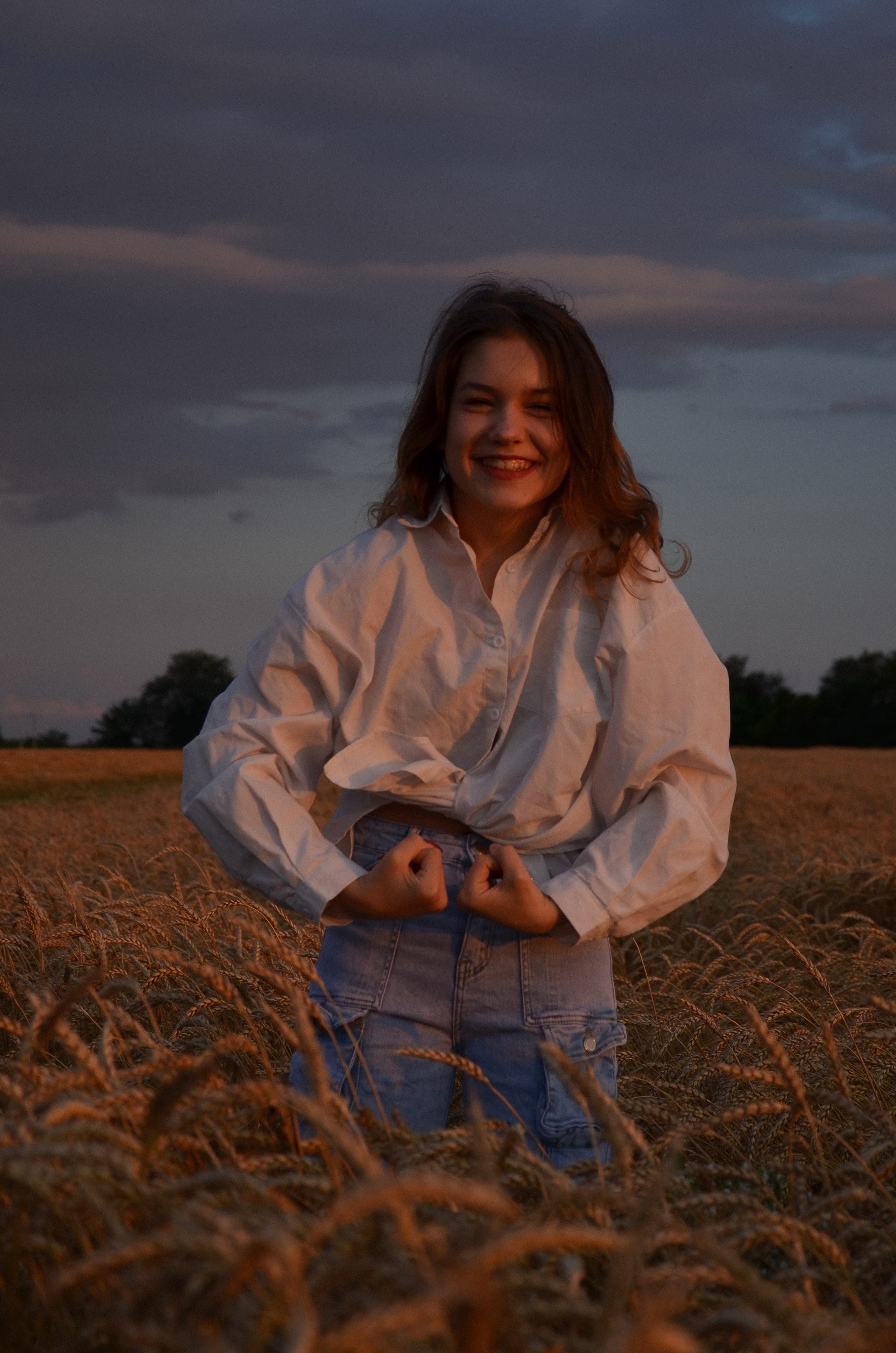 Ксения в поле