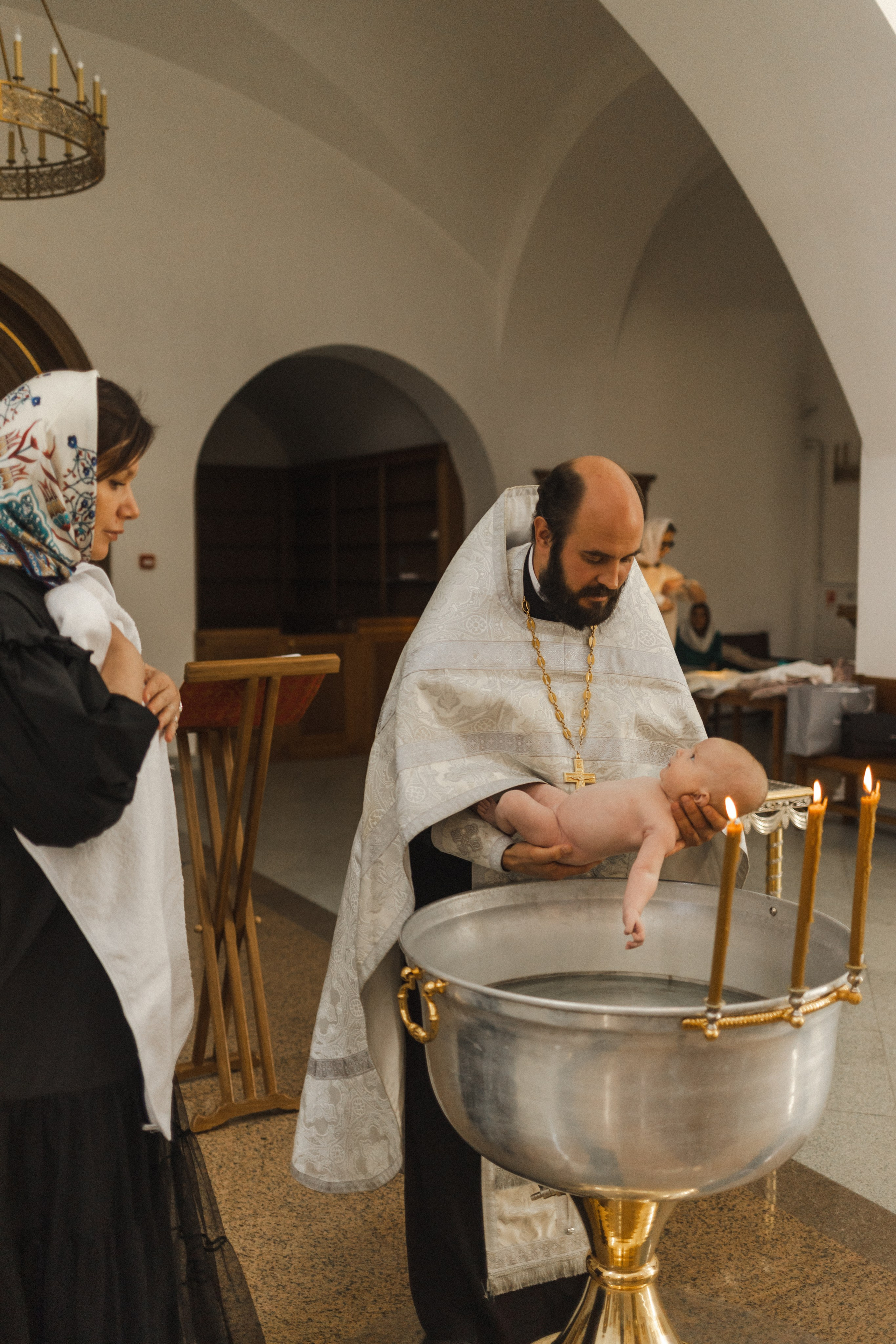 Крещение Стефании. Семейный фотограф в Москве