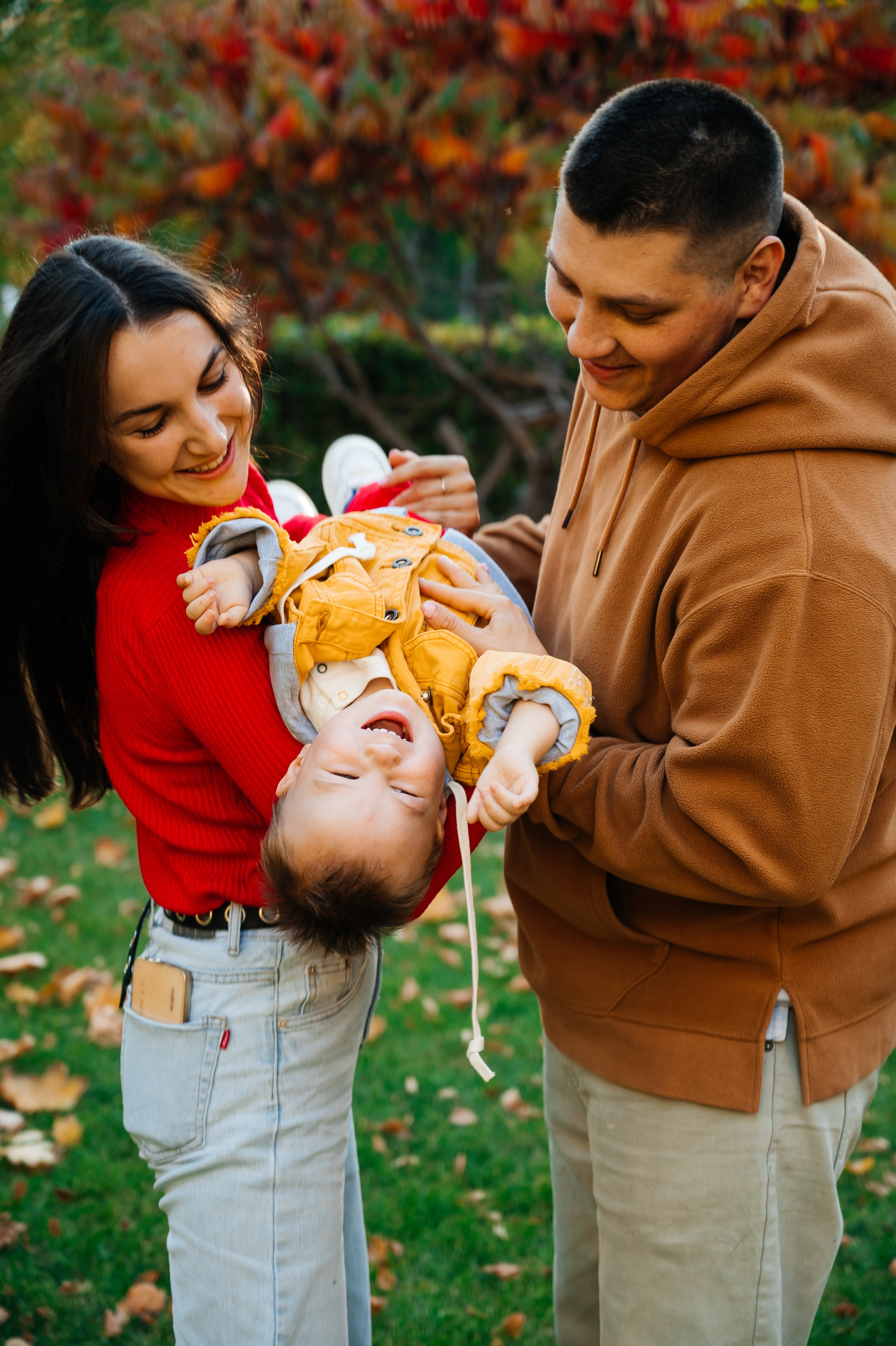 Осенью в парке. Семейный фотограф в Оренбурге Анна Рожкова