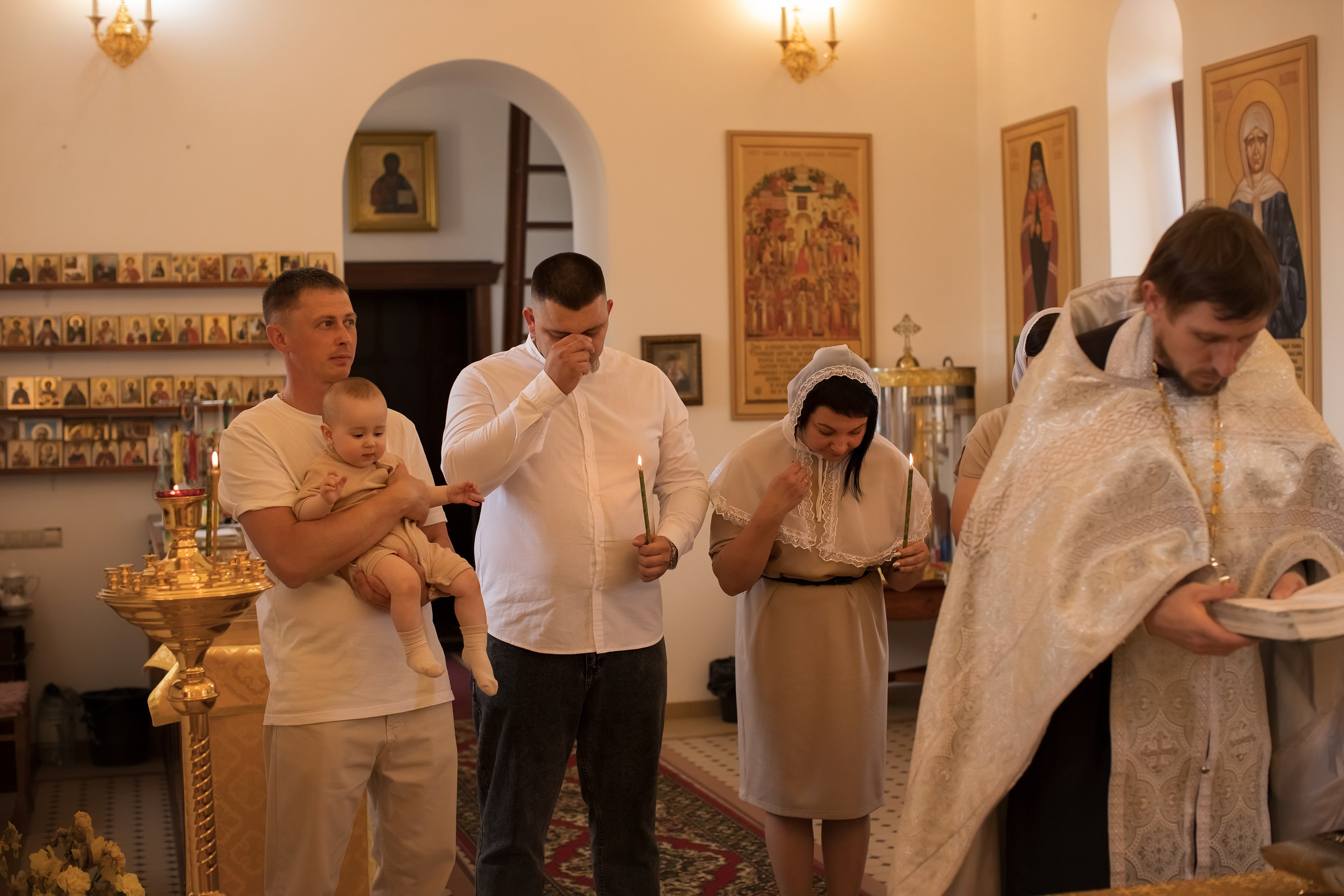 Таинство Крещения Мирона. Семейный и детский фотограф в Саратове Полина Коткина