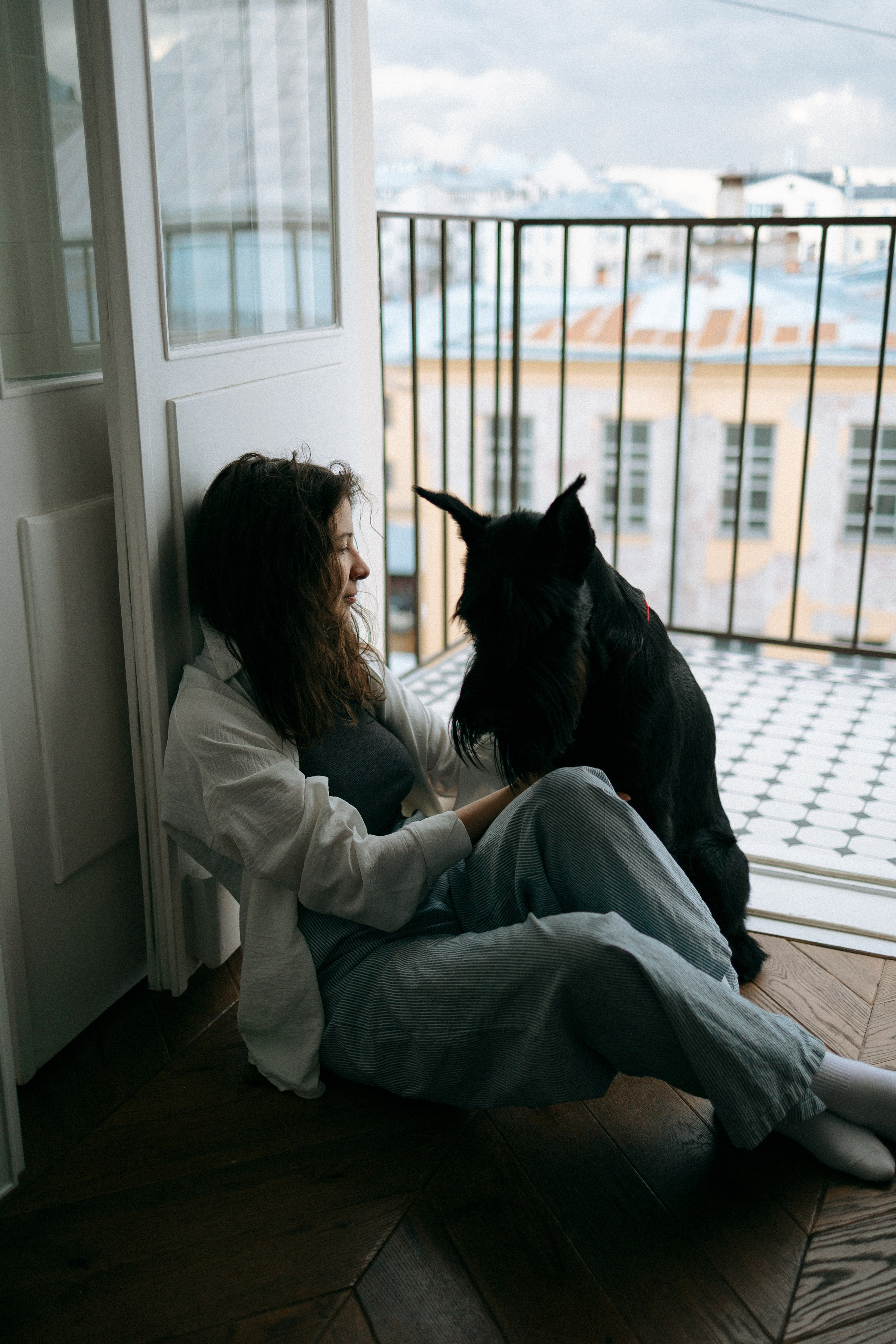 Умбра и Даша. Фотограф анималист Анастасия Пикей