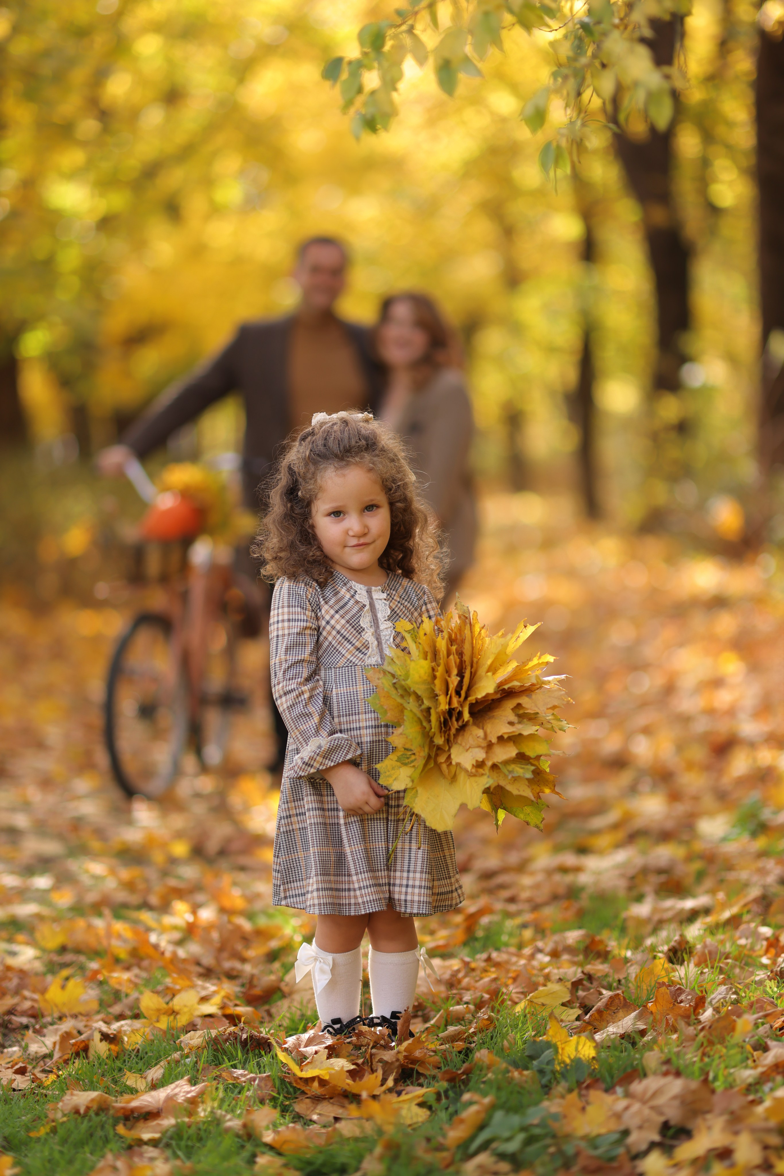 Семейная осенняя фотосессия — Светлана, Аслан и Лора. Анна Бондарева — детский и семейный фотограф, обучение фотографии. Кавказские Минеральные Воды, Пятигорск