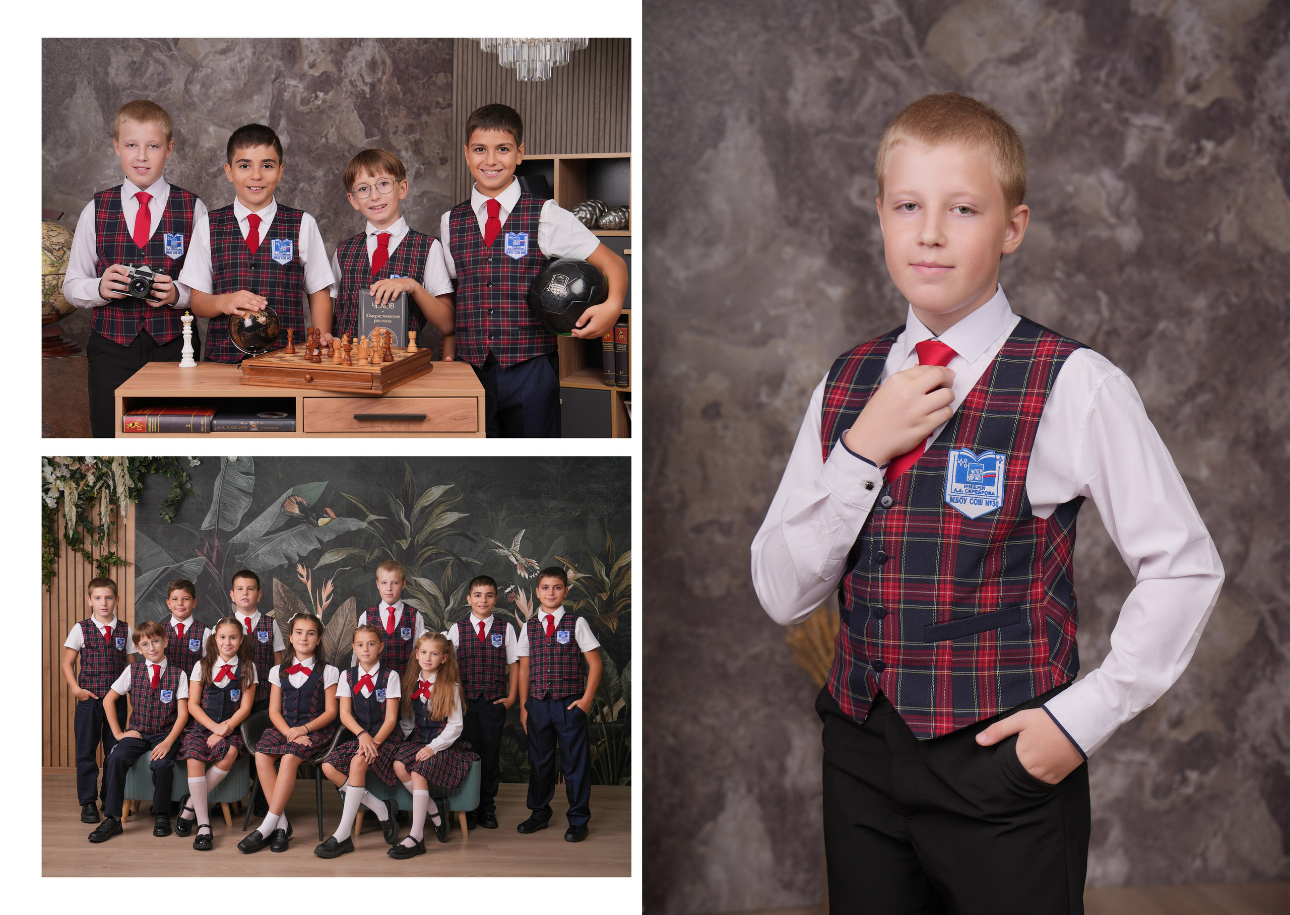 ШКОЛА 30 — 4 «Б» класс. Красивый выпускной альбом в Краснодаре