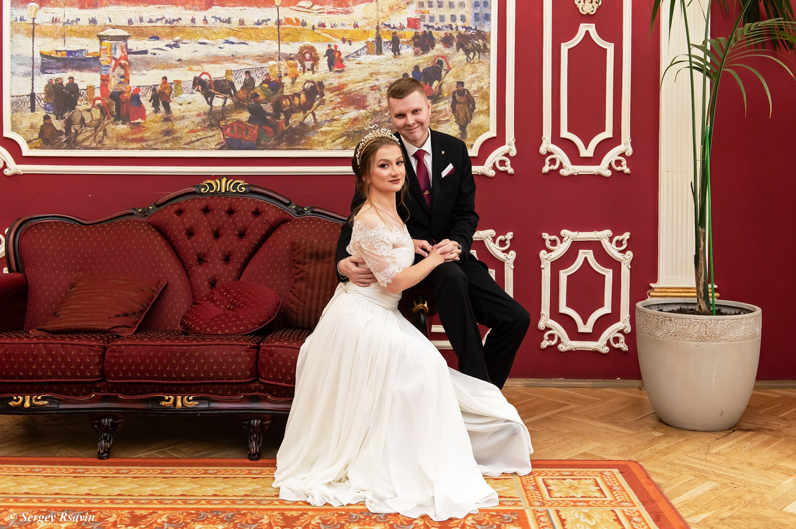 В Грибоедовском ЗАГСе. Фотограф в Москве Сергей Рсавин