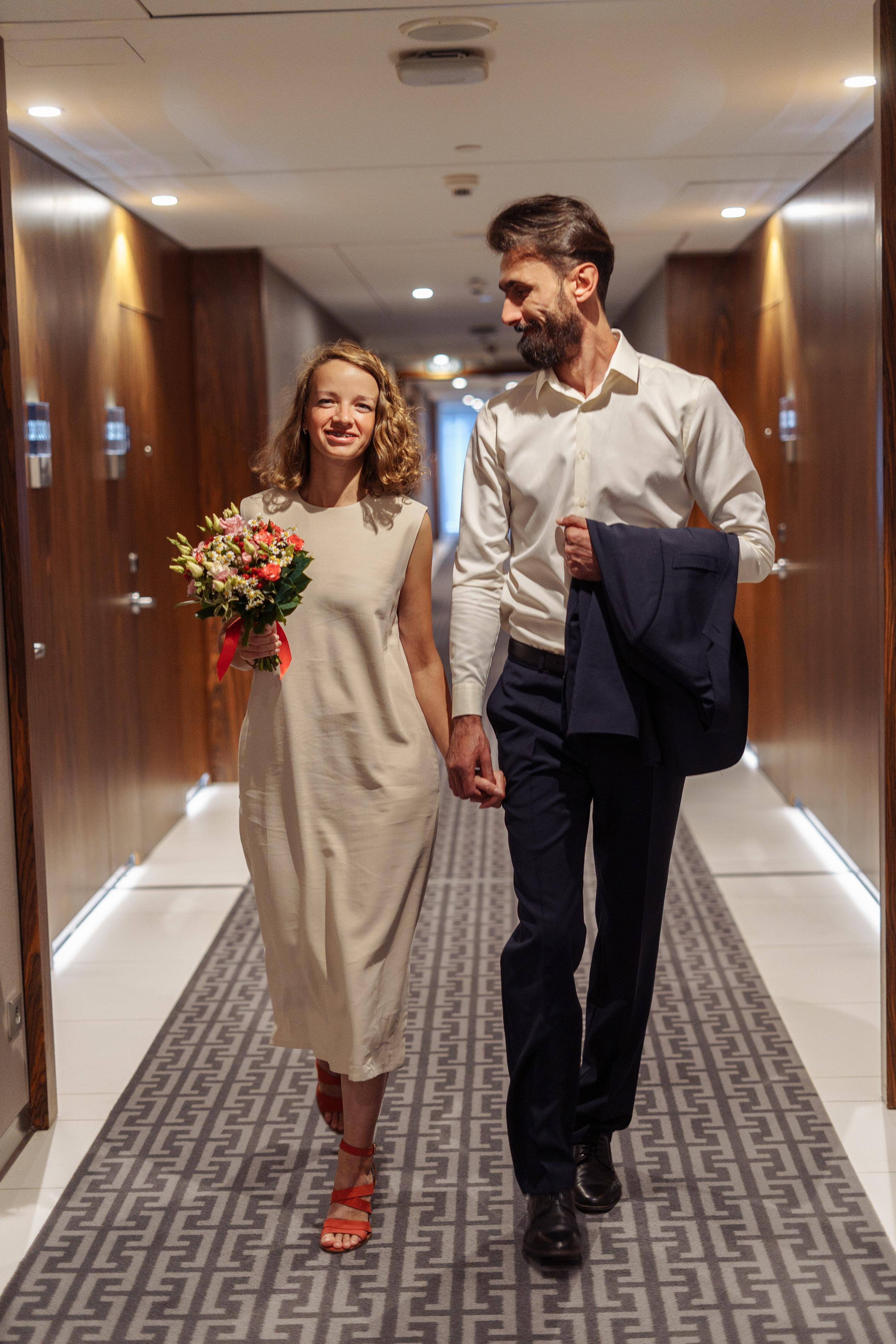 Круасанно-кофейное утро в Hilton. Свадебный фотограф в СПб Сергей Малиновский