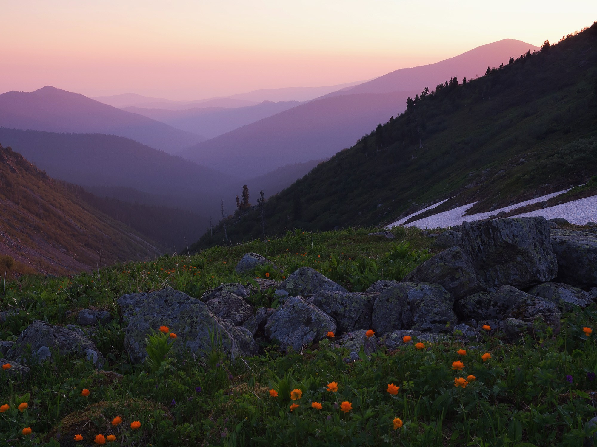 Утро на Буйбинском перевале / Buibinsky Pass