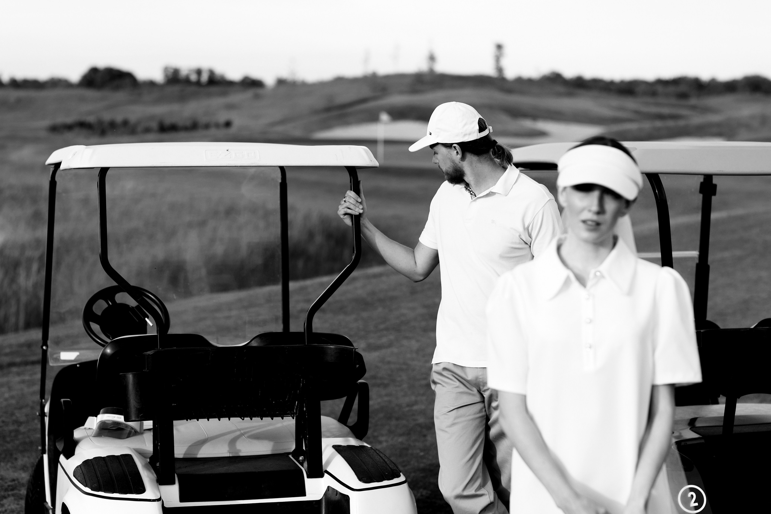 Свадебная фотосессия в гольф-клубе Петергофа. Свадебный и love story фотограф в Санкт-Петербурге (Спб) Natali Iva
