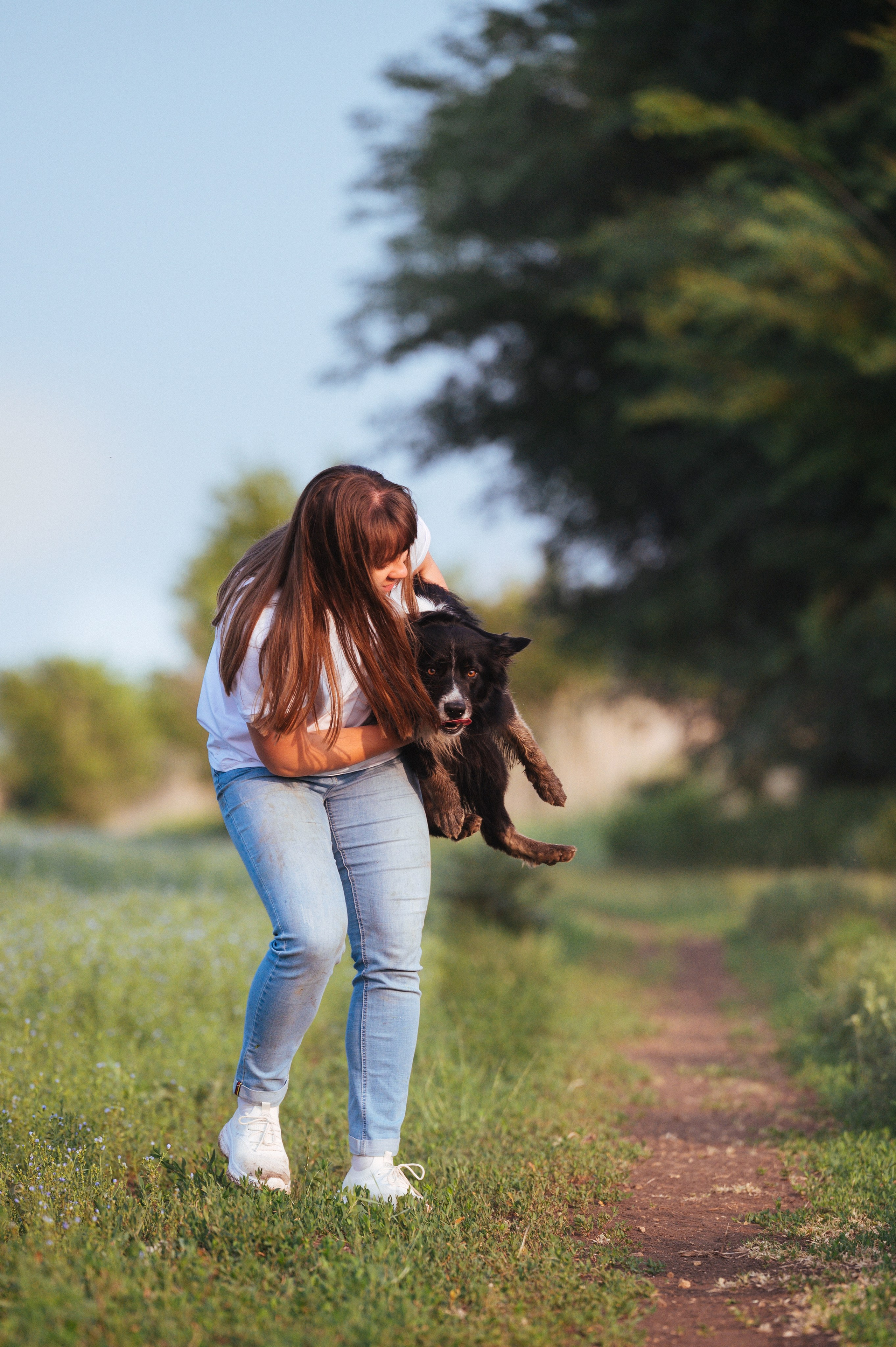 Прогулка на рассвете с бордер-колли. Фотограф в Ростове —на — Дону