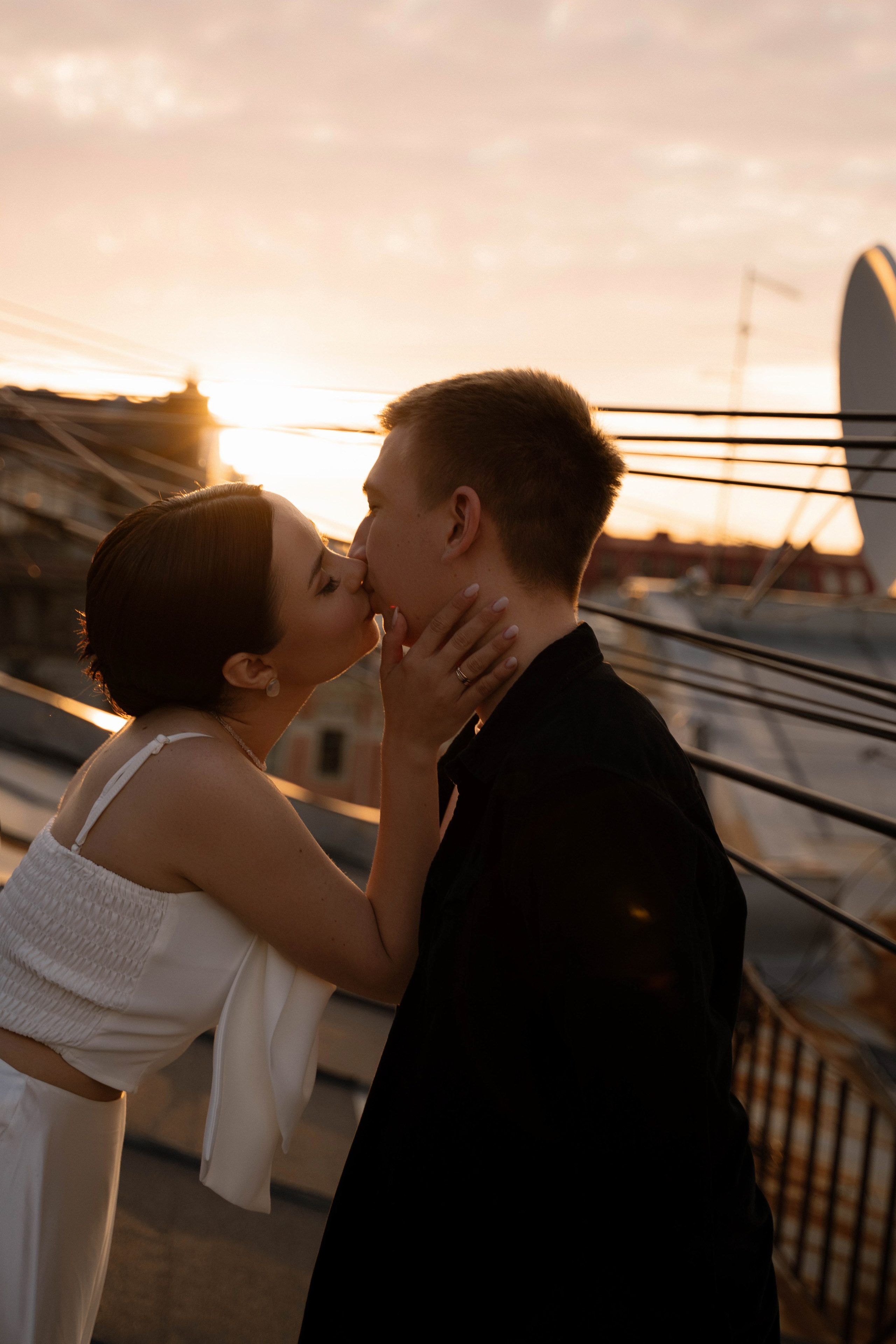 Романтика Питерских крыш. Свадебный фотограф в Краснодаре и Санкт-Петербурге Евгения Алексеева