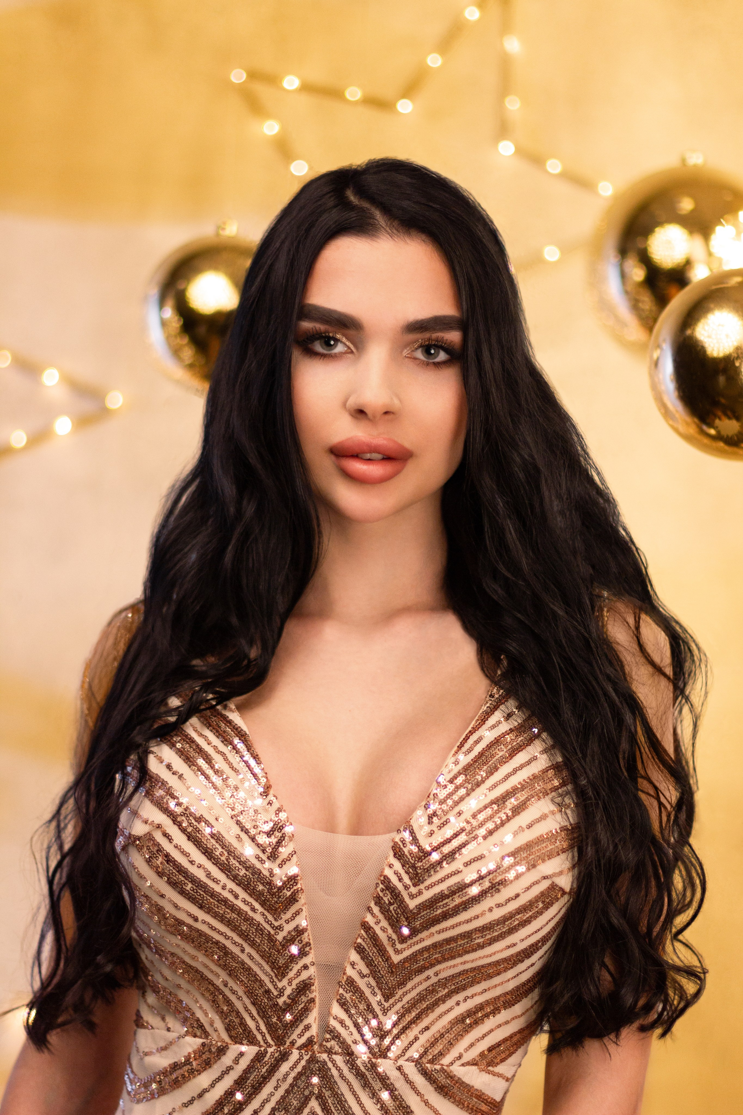 Праздничная, новогодняя фотосессия с огоньками. Портретный и семейный фотограф в Санкт-Петербурге Ульяна Жукова