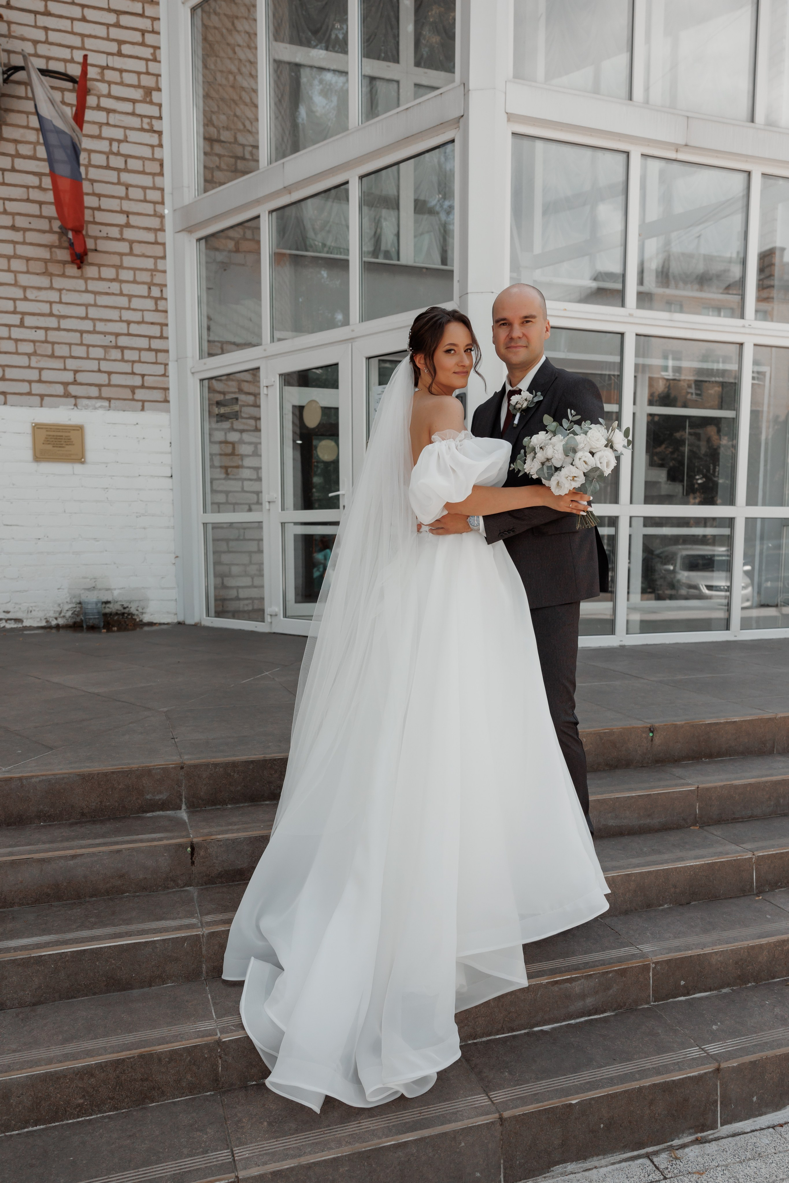 Полина и Дмитрий, загородный клуб «Барин», ЗАГС в г. Пушкино. Свадебный и репортажный фотограф (Москва, Королев и другие)