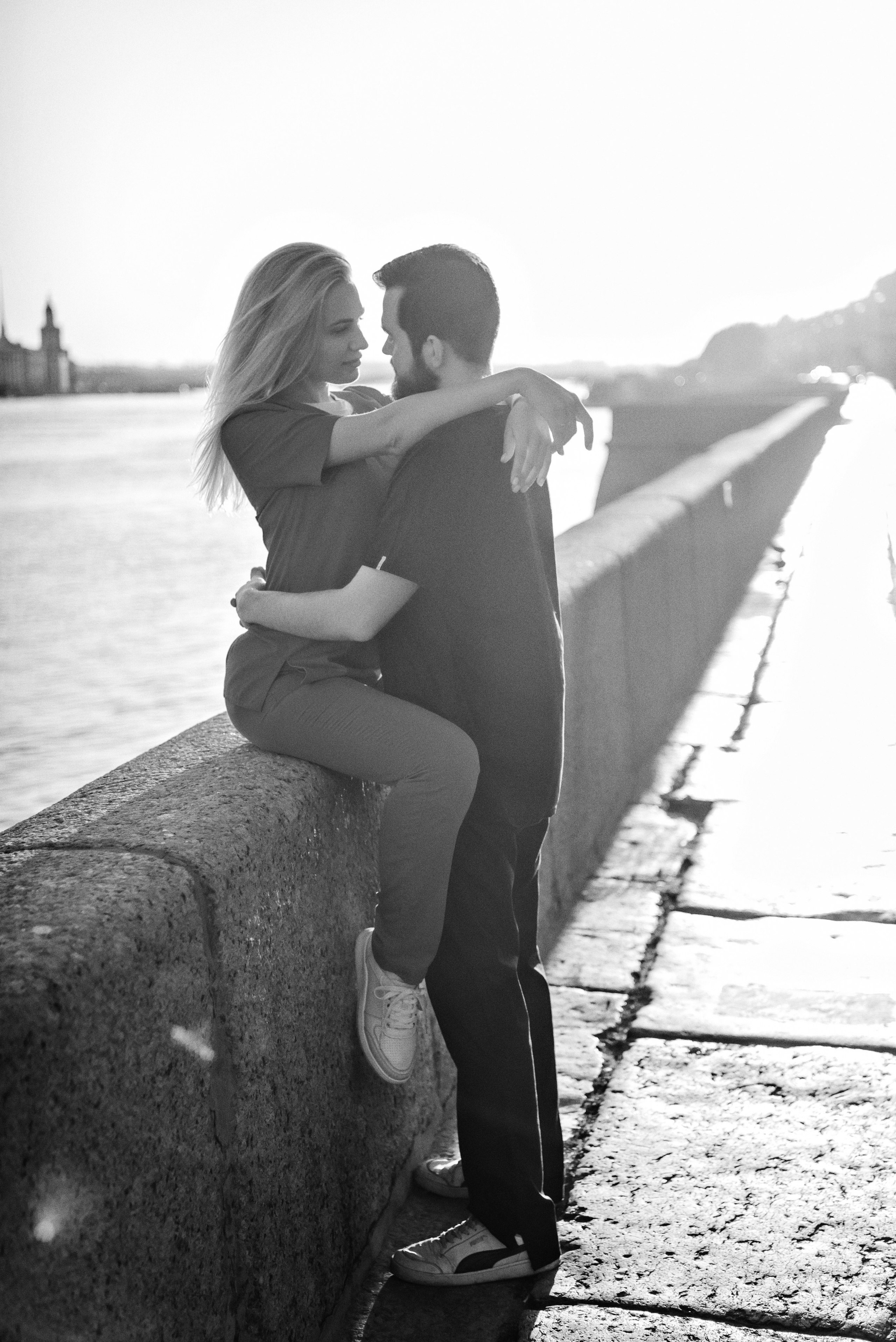 Лера и Женя. Разводные мосты. Рассвет. Свадебный фотограф в Санкт-Петербурге София Шубик