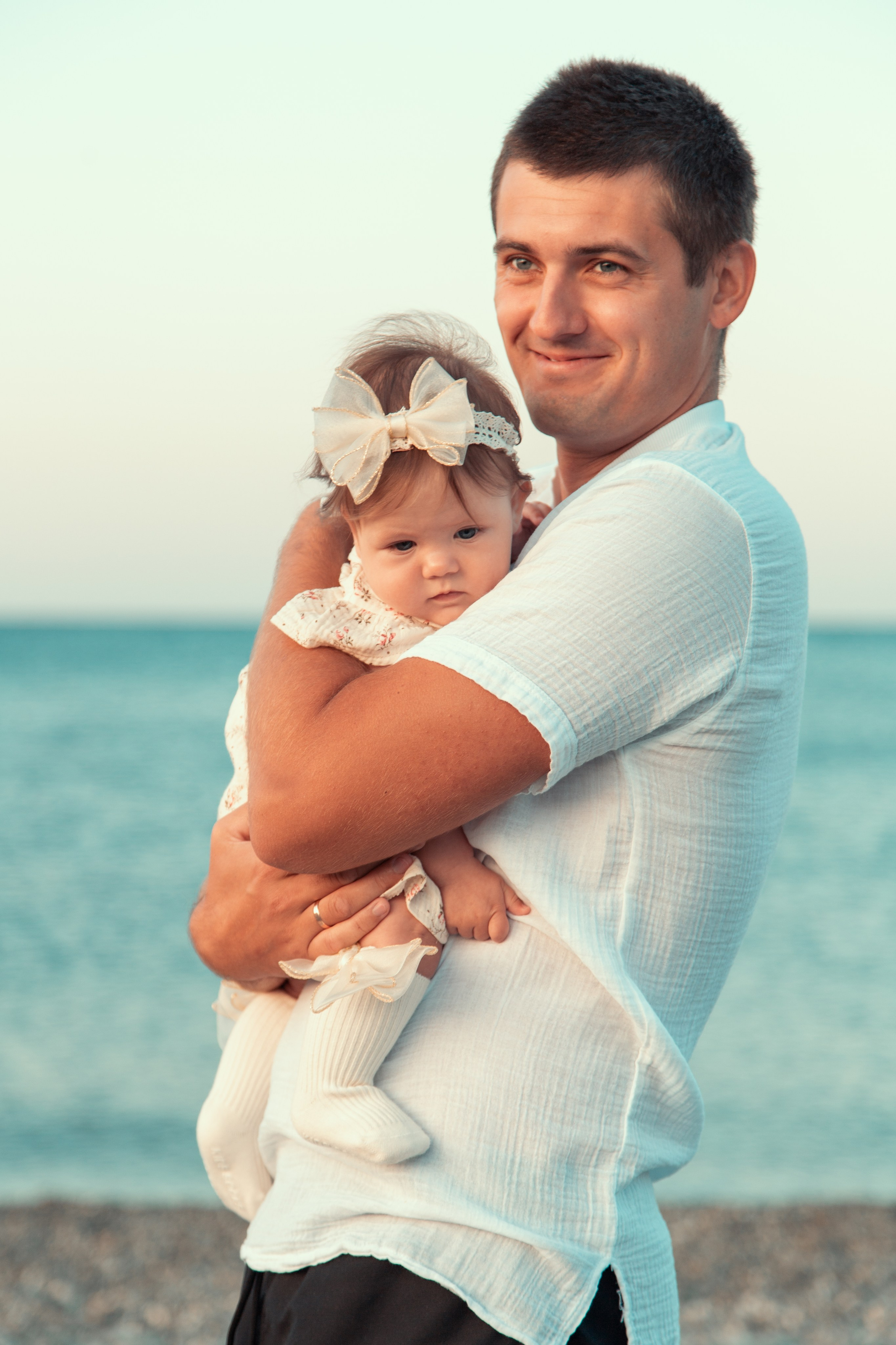 Семейная фотосессия на рассвете у моря. Семейный фотограф в Сочи, Лоо, Дагомысе, Вардане Кучумова Олеся