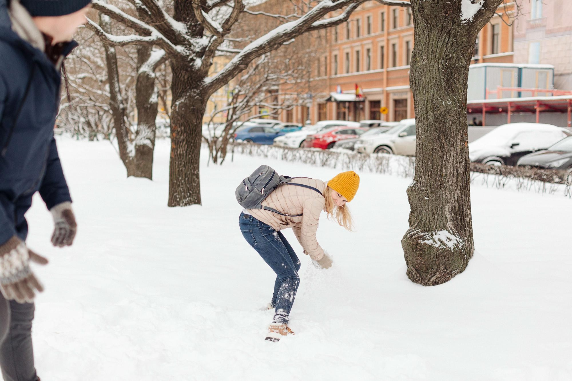 Фотосессия лав стори Андрея и Лизы в СПб