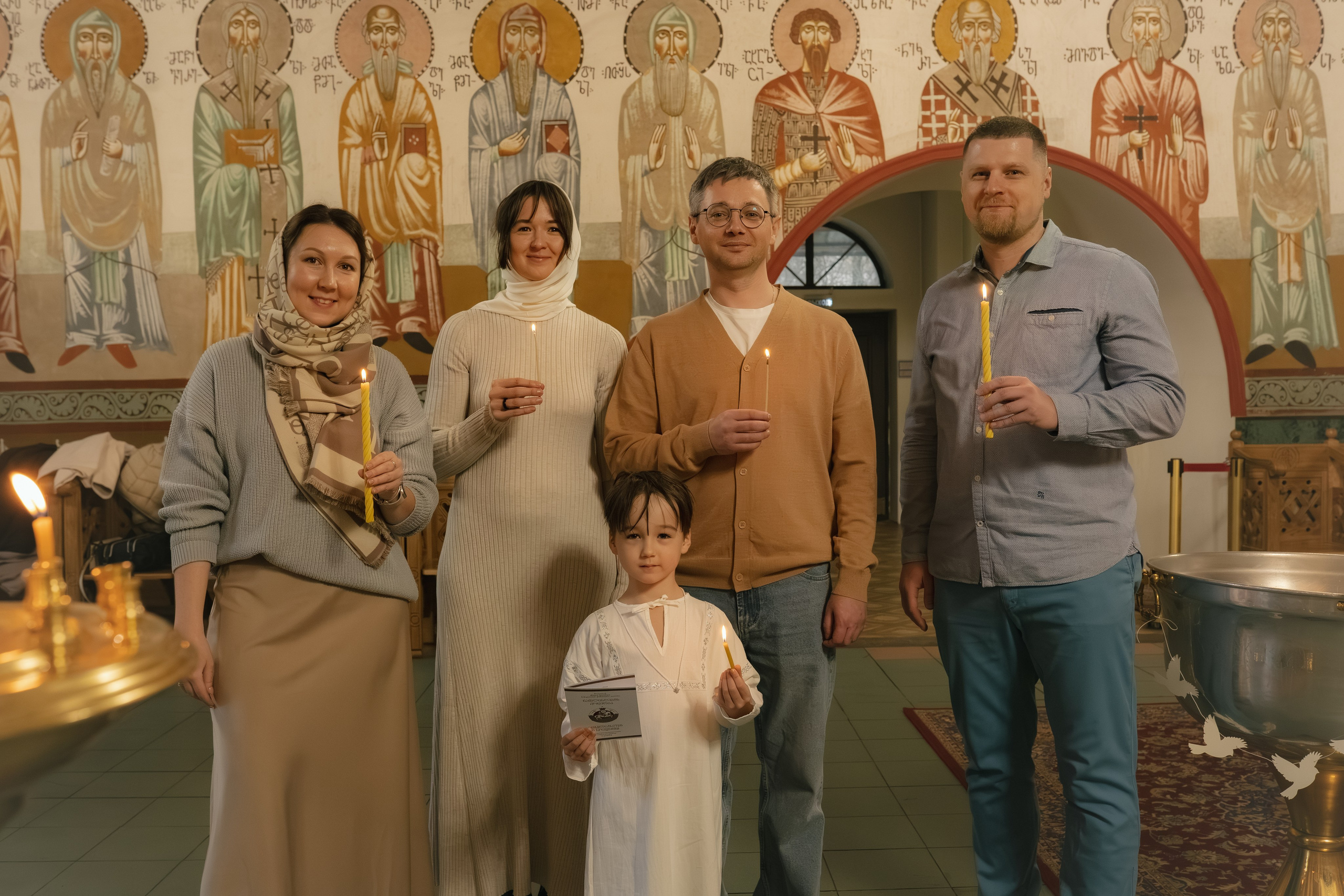 Таинство Крещения Платона. Семейный и детский фотограф в Москве Митенкова Мария