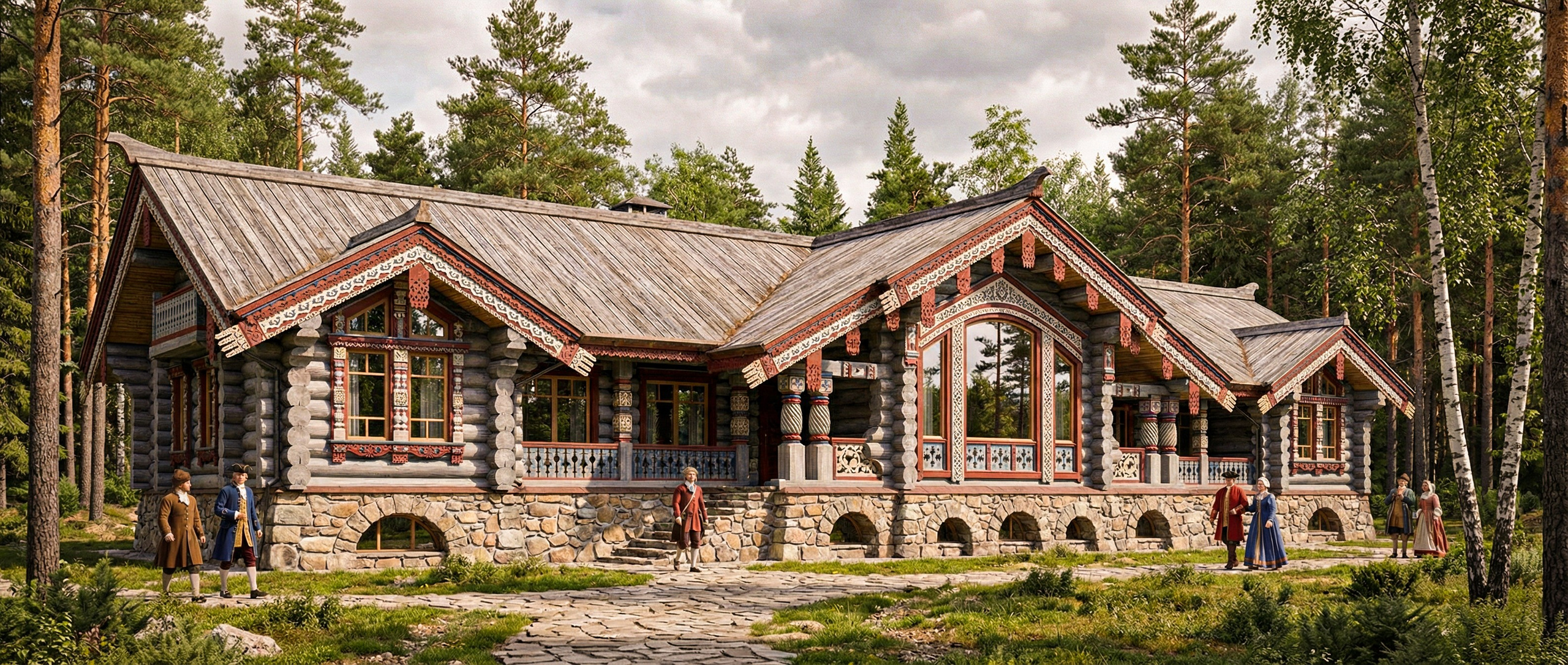 Царская баня, 500 м². Архитектор Касаткин и Партнёры