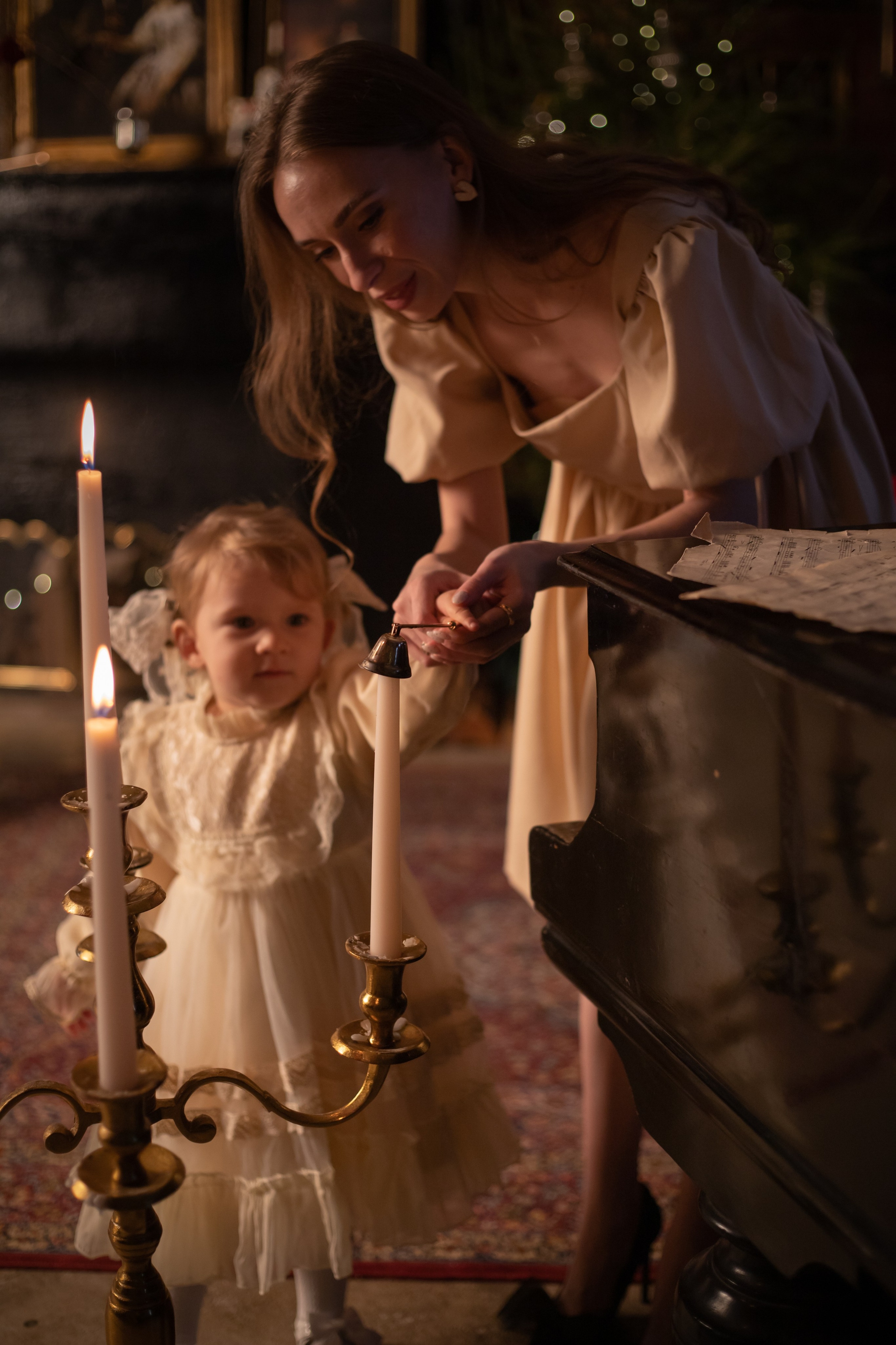 Вероника, Павел и Вика. Семейная новогодняя фотосессия. Фотограф Киржач/Москва_Екатерина Мартынова