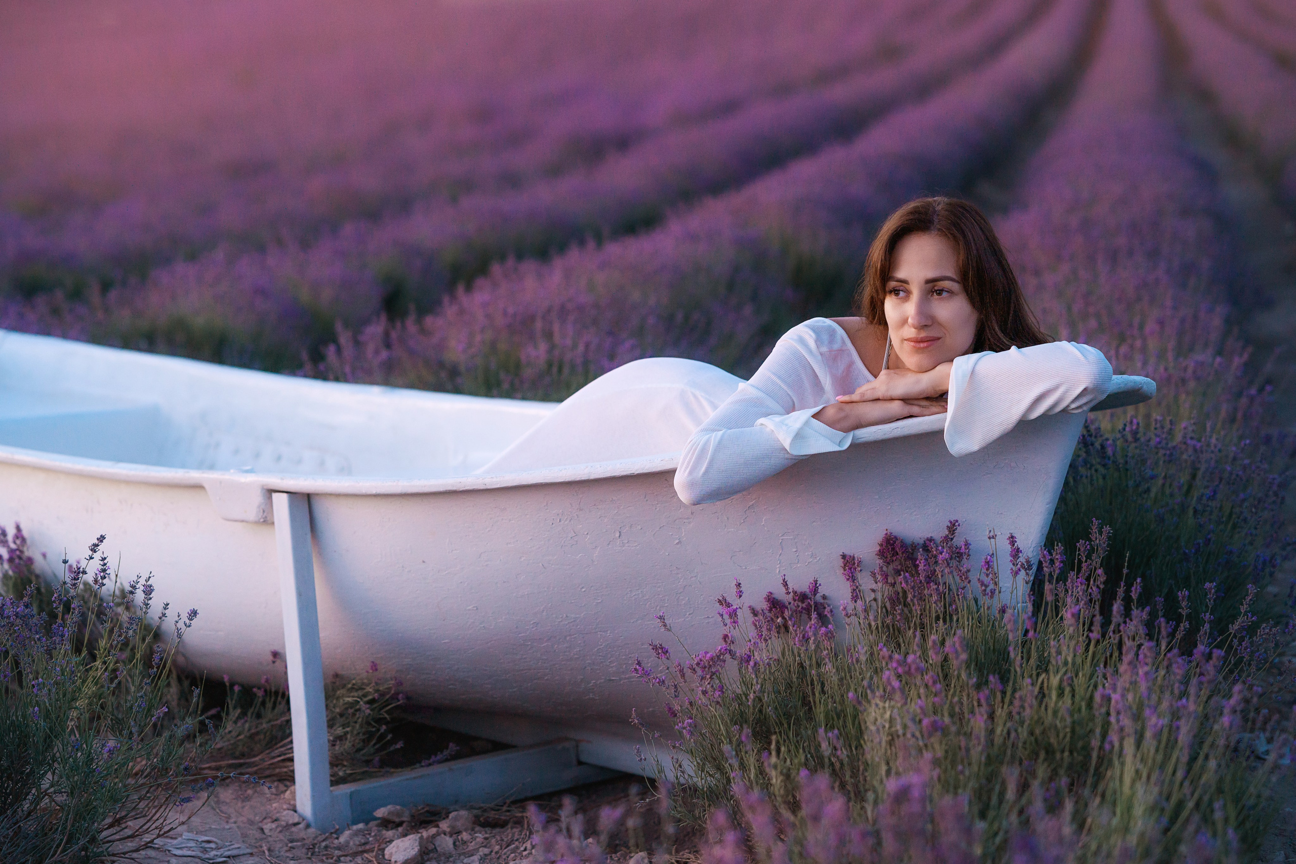 Фотосессия в лавандовом поле. Фотограф Симферополь Крым Ольга Топоривская