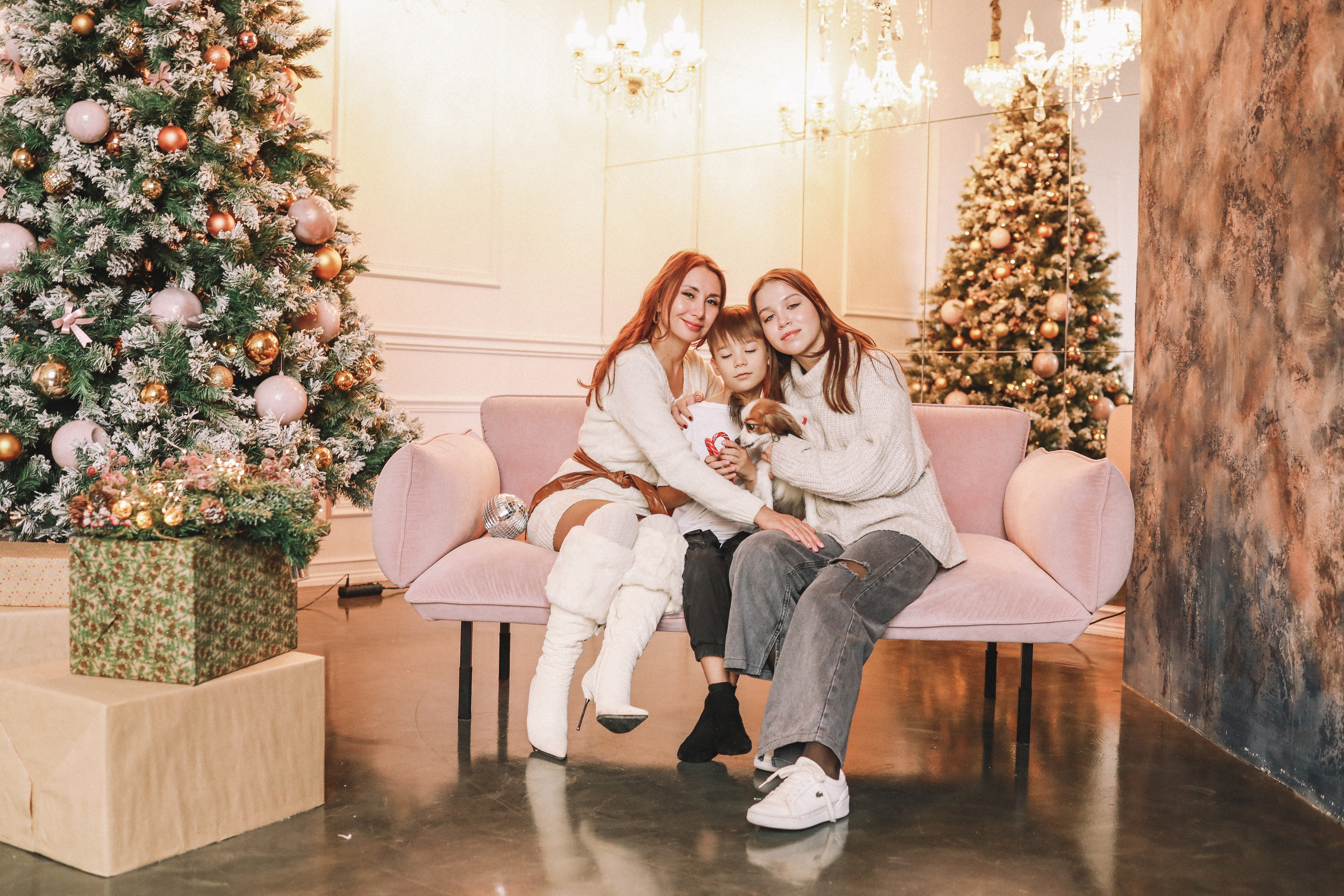 Новогодняя фотосессия в студии Обскура. Иванова Ирина Свадебный и семейный фотограф г. Уфа