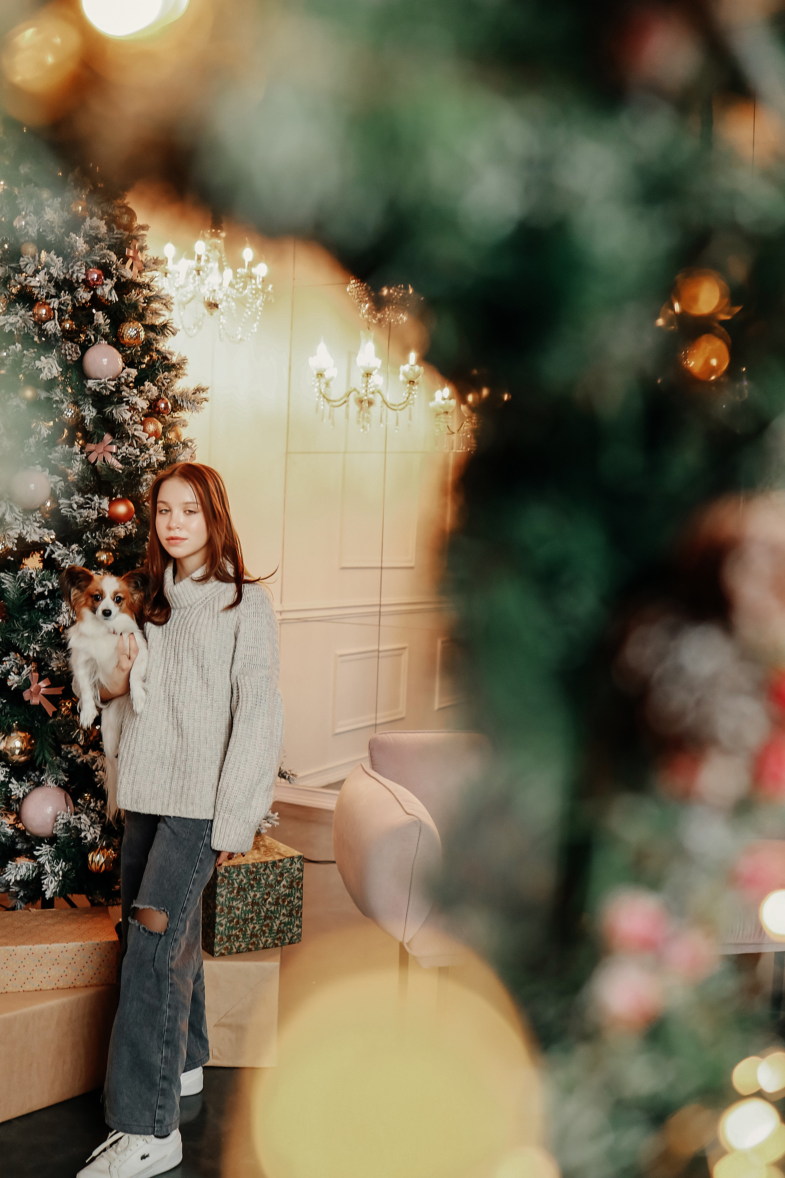 Новогодняя фотосессия в студии Обскура. Иванова Ирина Свадебный и семейный фотограф г. Уфа