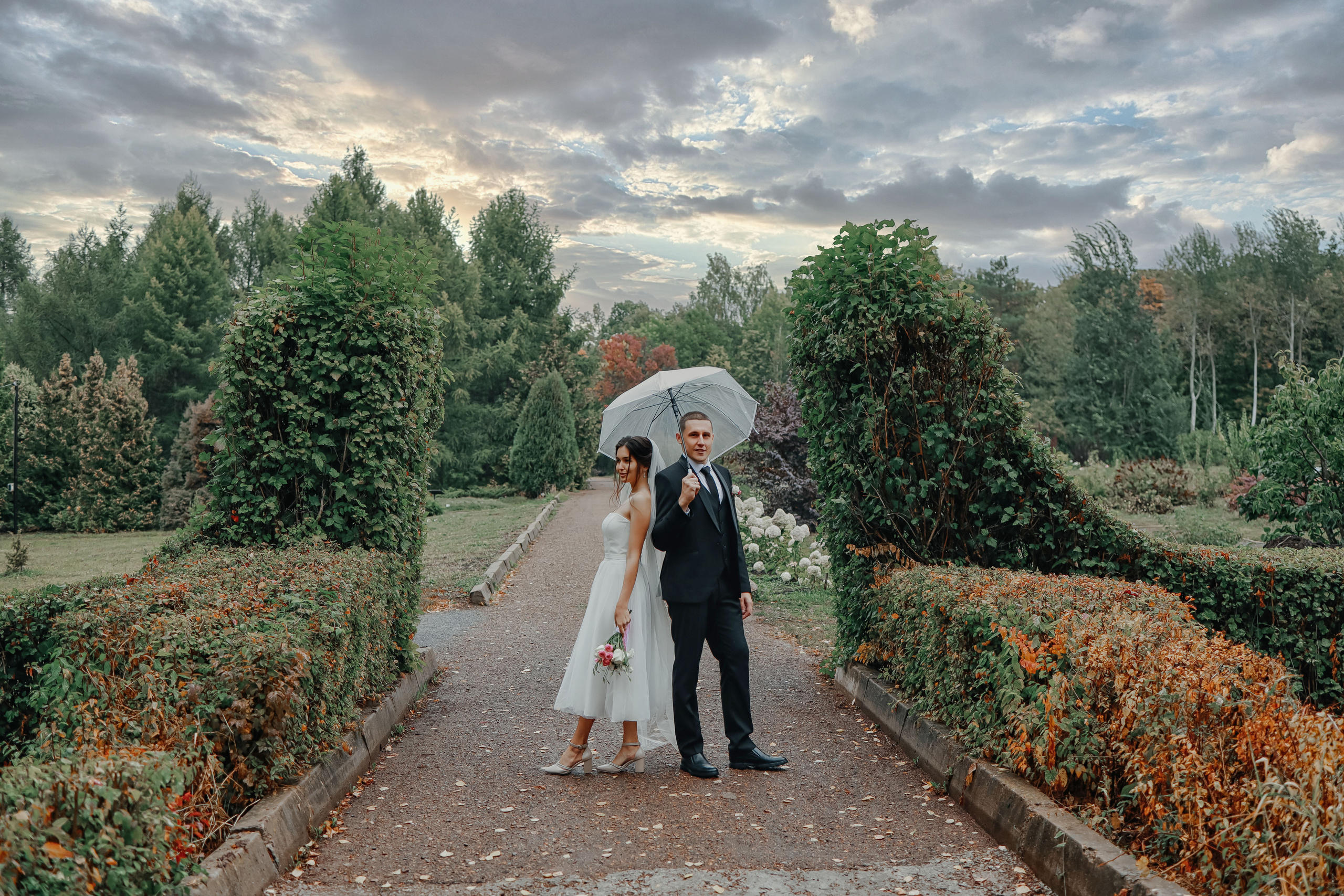 Свадебная съемка в Ботаническом саду. Иванова Ирина Свадебный и семейный фотограф г. Уфа