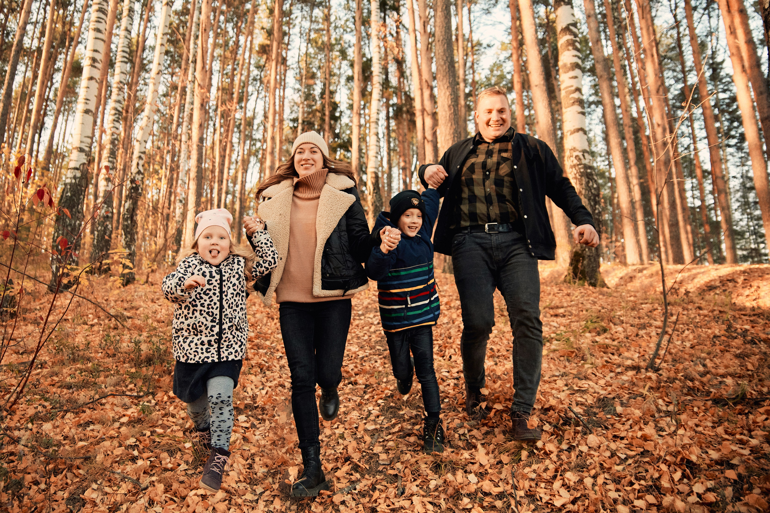 Лёня, Наташа, Матвей и Маша. Свадебный фотограф Чайковский