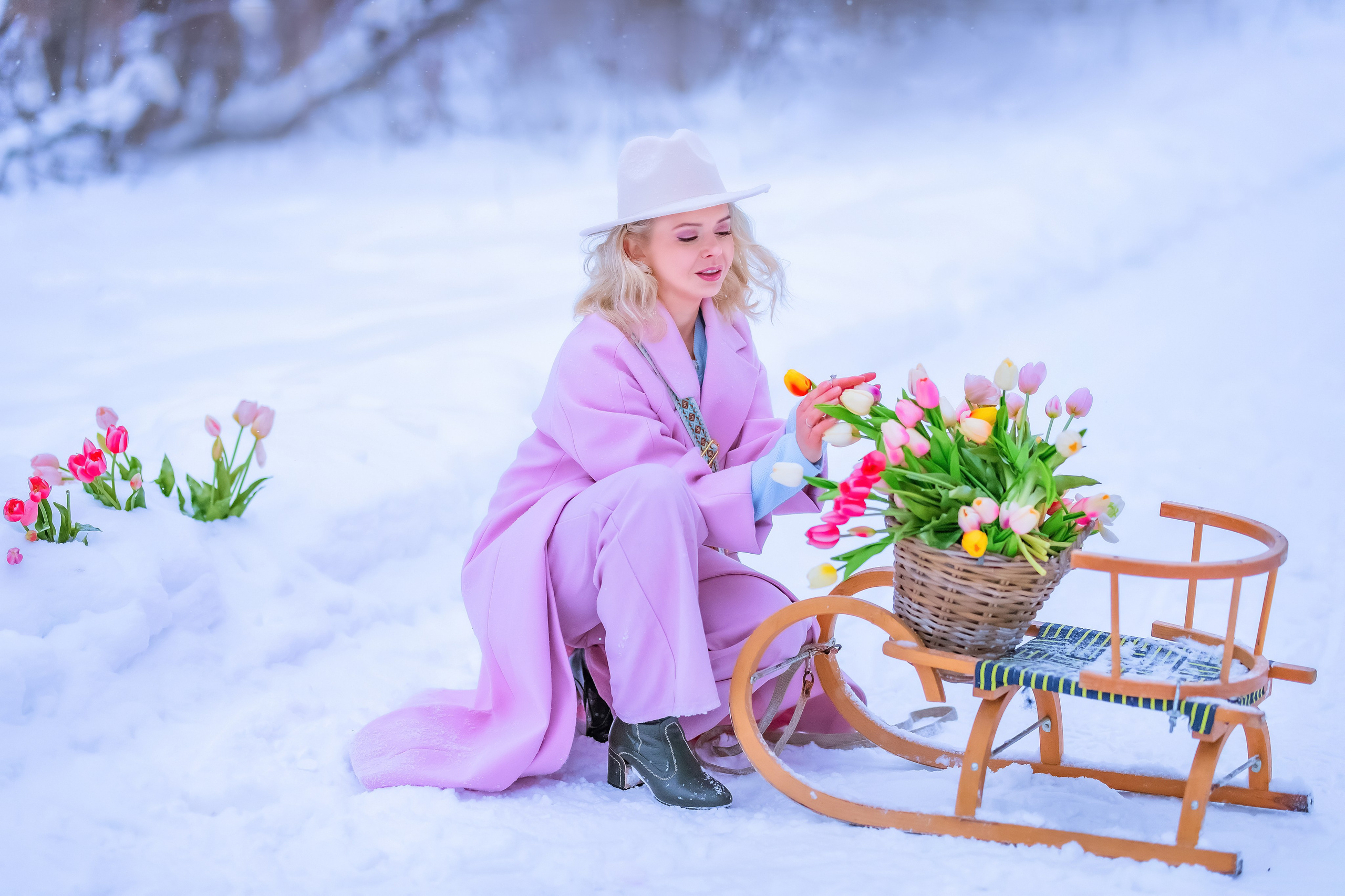 Фотопроект женский «Весна в городе». Фотограф Алина Лебедь