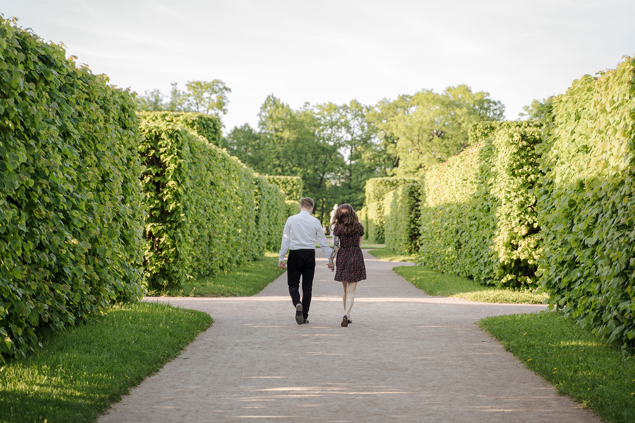 Вечер в Царском Селе. Свадебный и семейный фотограф в Пушкине и Санкт-Петербурге Мария Филиппова