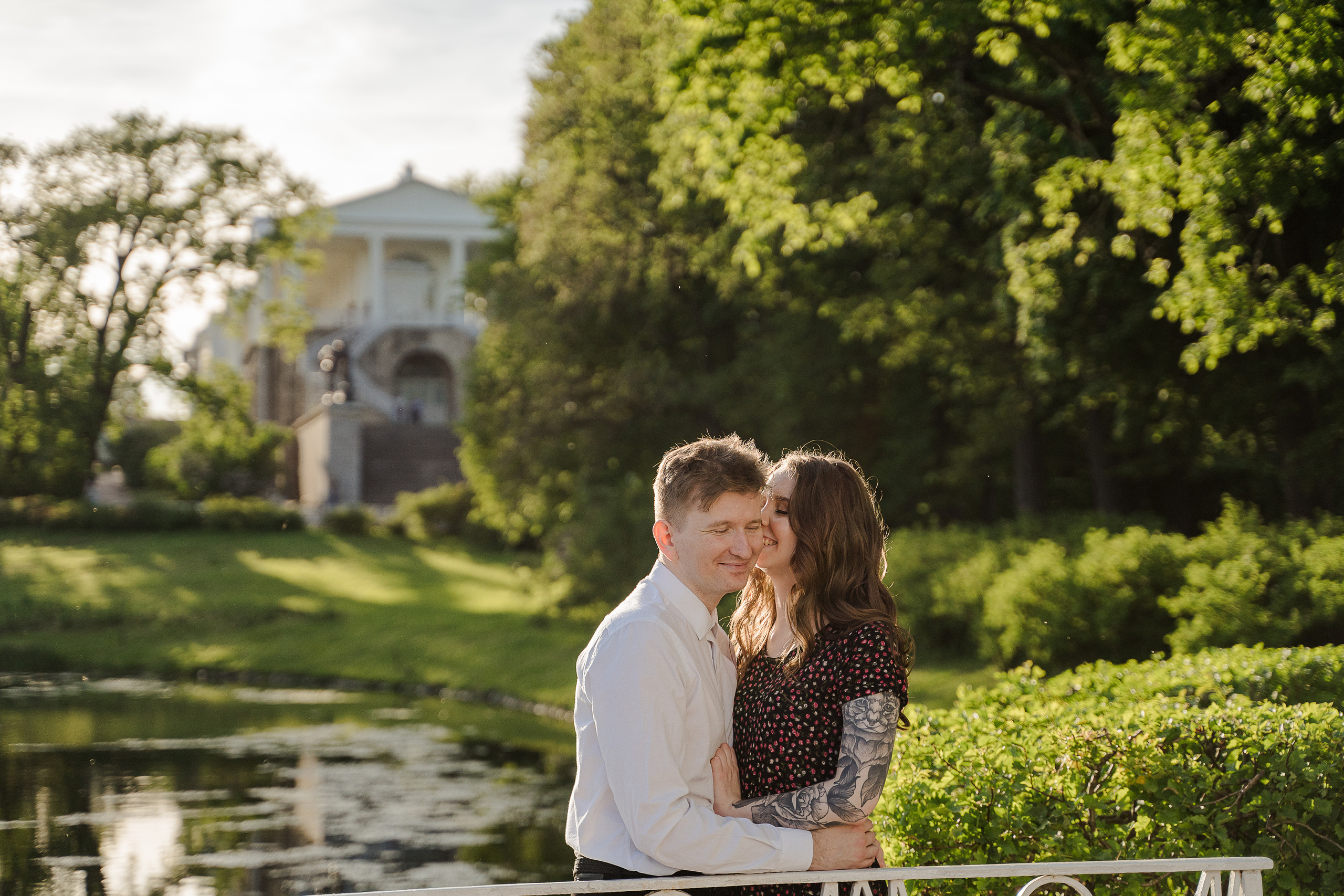 Вечер в Царском Селе. Свадебный и семейный фотограф в Пушкине и Санкт-Петербурге Мария Филиппова