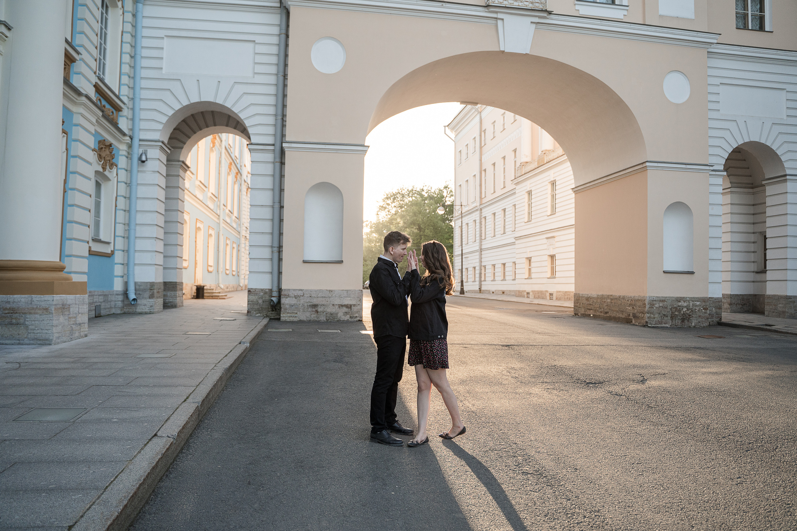 Вечер в Царском Селе. Свадебный и семейный фотограф в Пушкине и Санкт-Петербурге Мария Филиппова