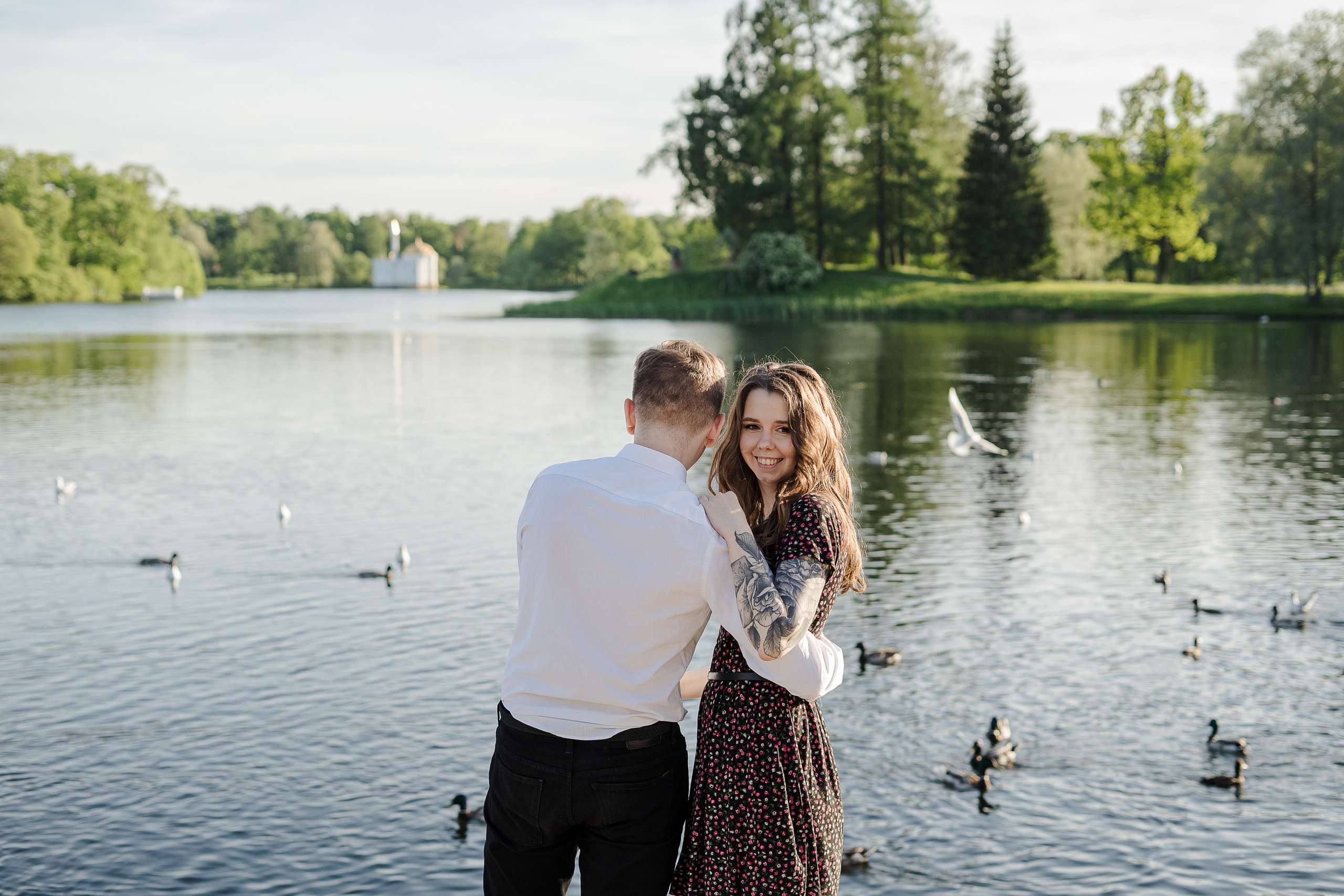 Вечер в Царском Селе. Свадебный и семейный фотограф в Пушкине и Санкт-Петербурге Мария Филиппова