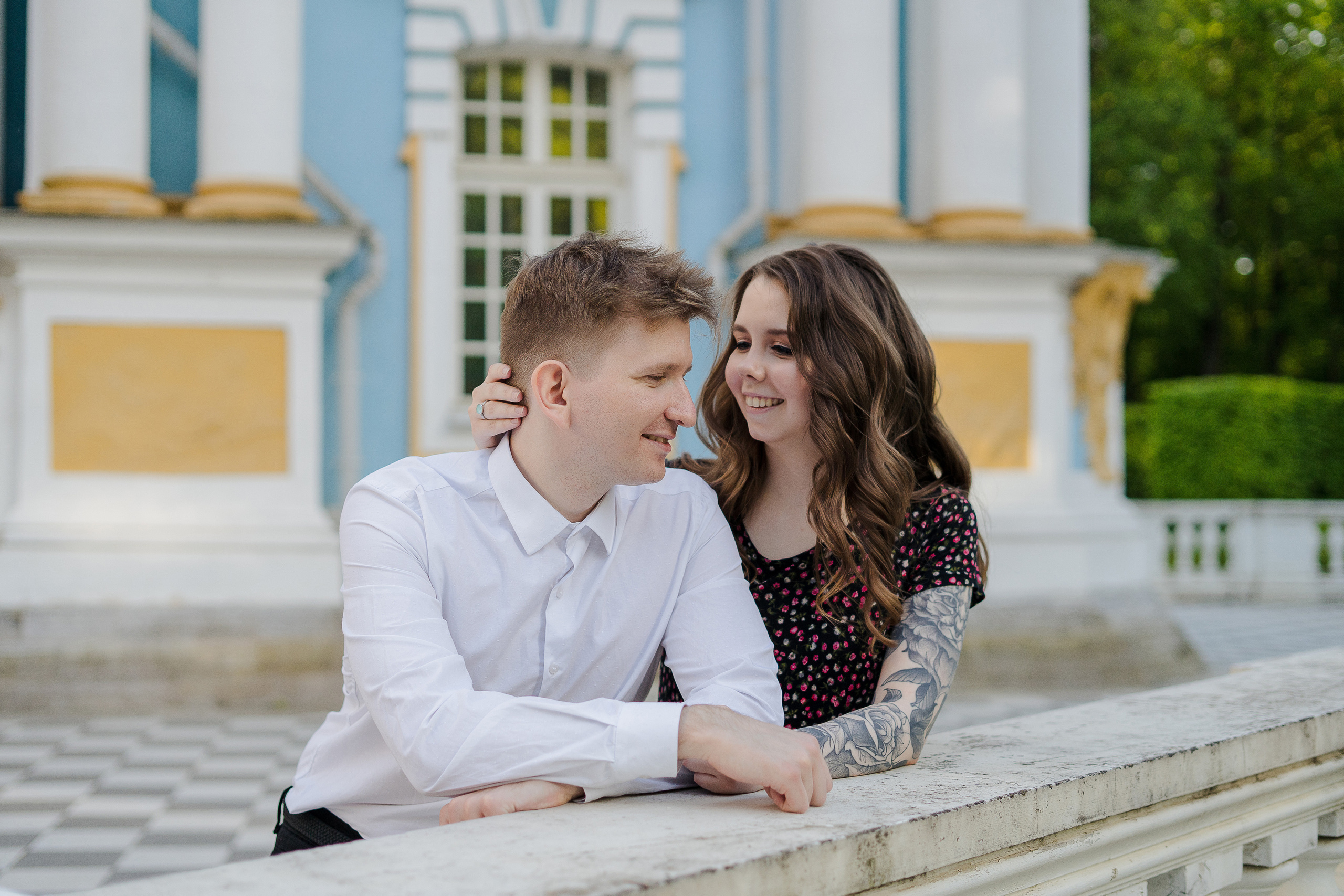 Вечер в Царском Селе. Свадебный и семейный фотограф в Пушкине и Санкт-Петербурге Мария Филиппова