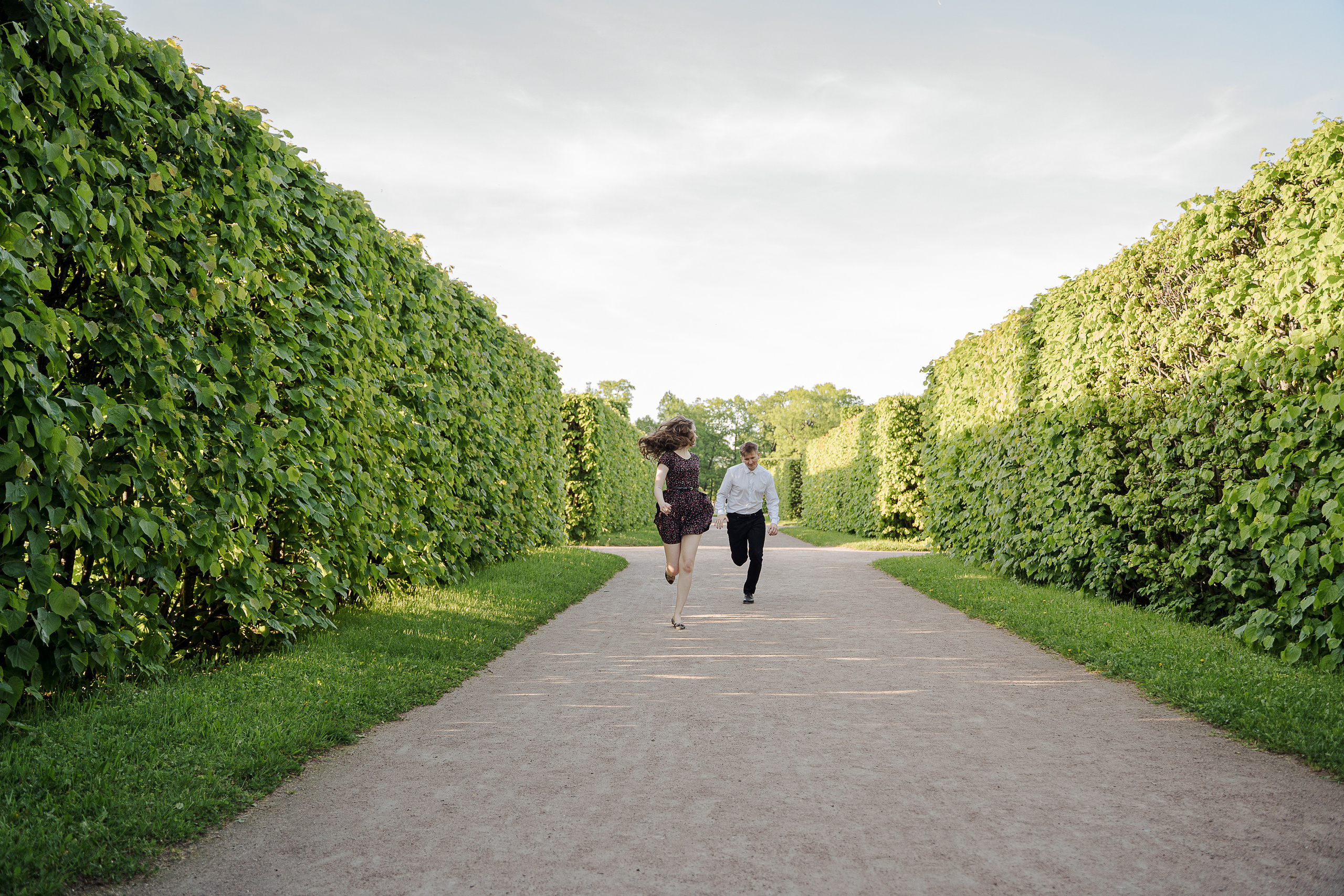 Вечер в Царском Селе. Свадебный и семейный фотограф в Пушкине и Санкт-Петербурге Мария Филиппова