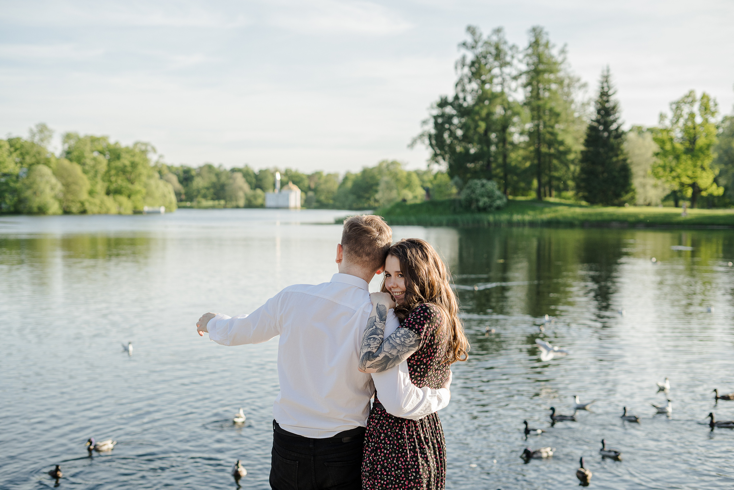 Вечер в Царском Селе. Свадебный и семейный фотограф в Пушкине и Санкт-Петербурге Мария Филиппова