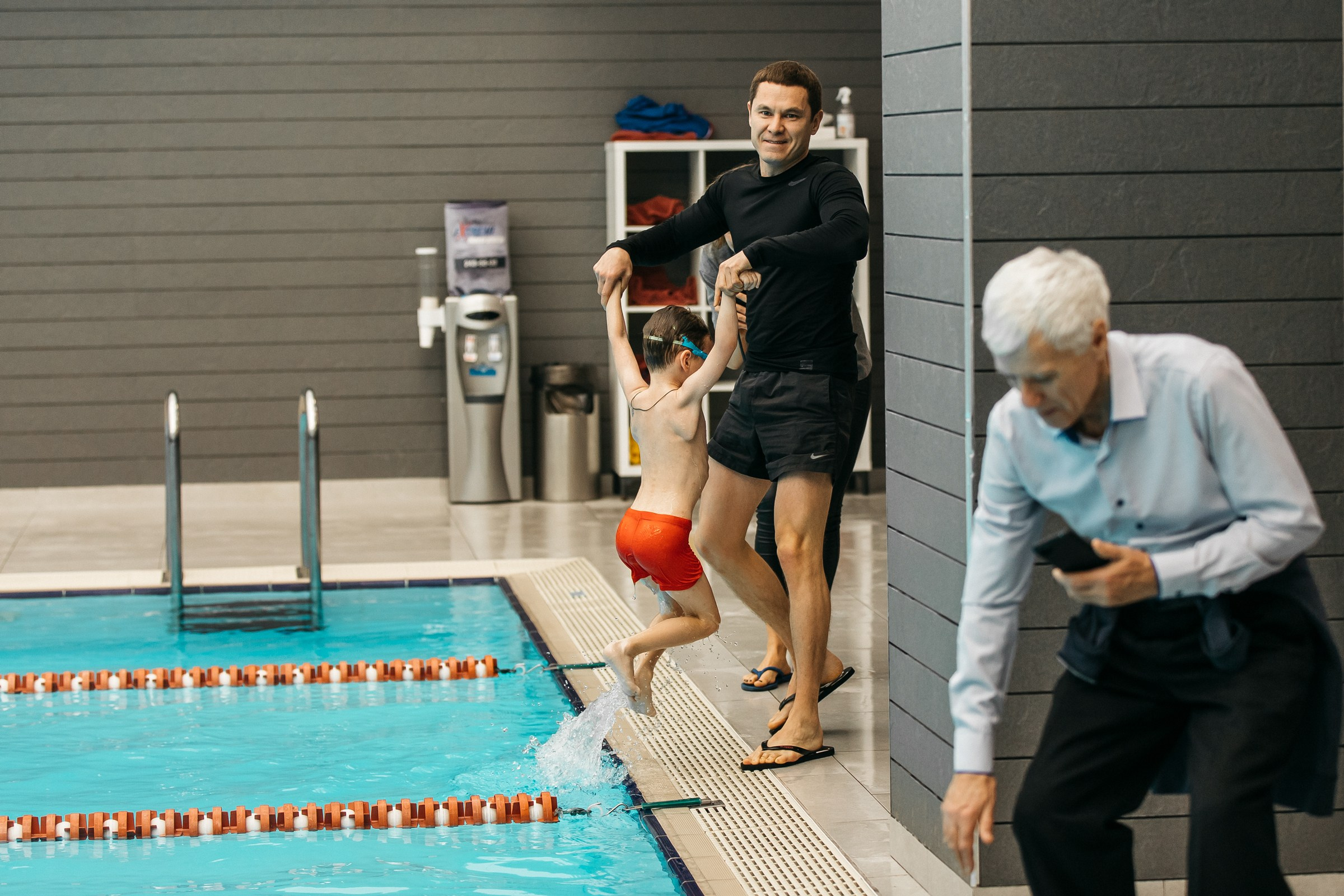 Соревнования по плаванию (зима)