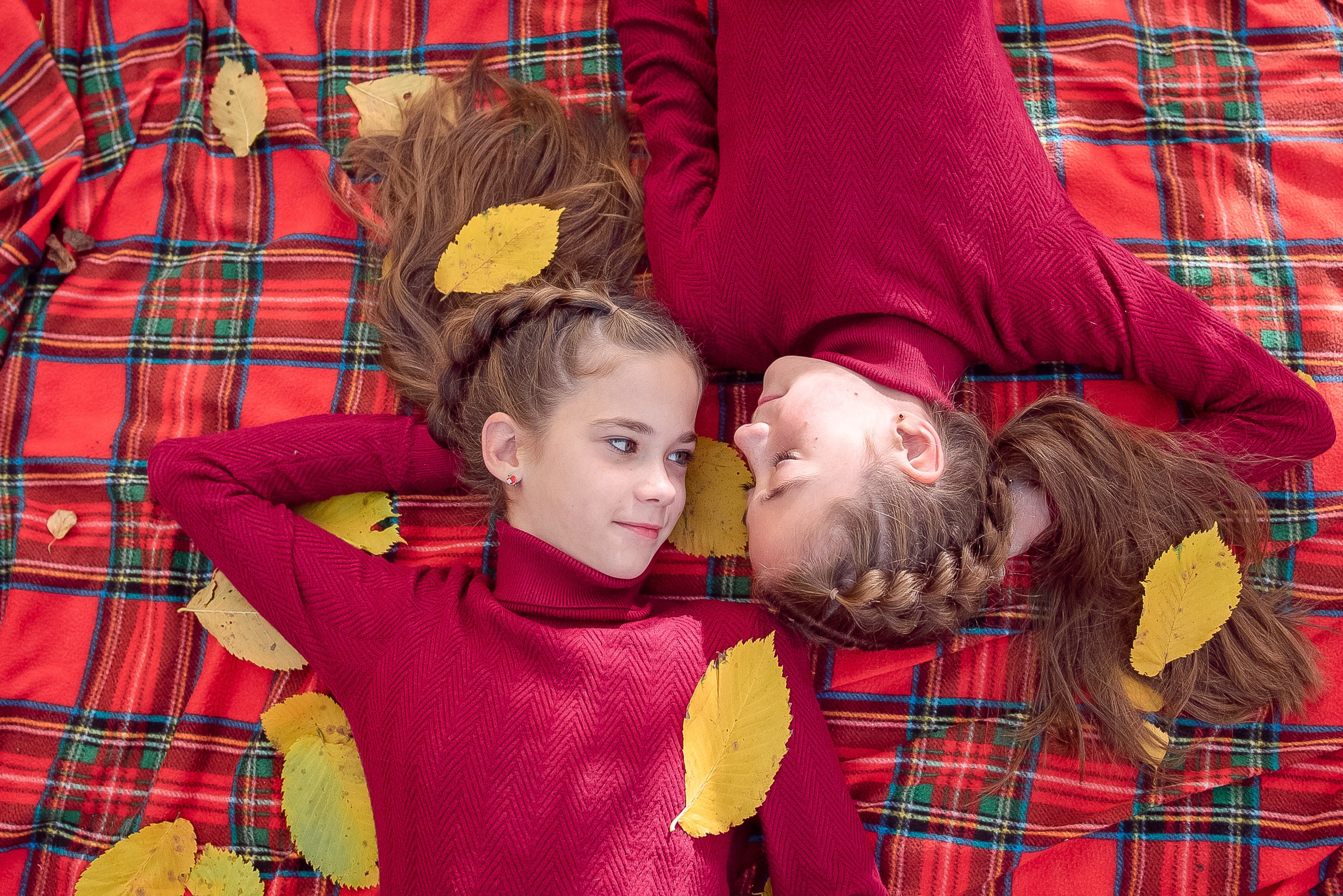 Осенняя прогулка семьи Андрея и Марины. Свадебный и семейный фотограф в Москве Юлия Винник