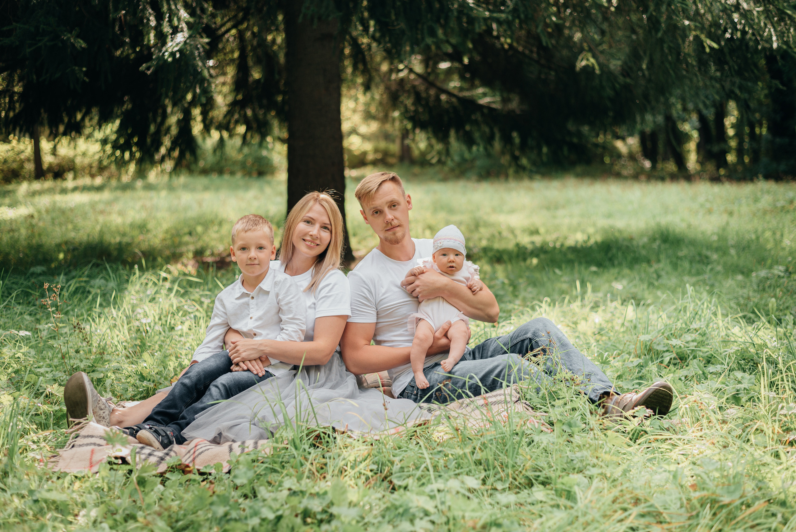 Семейная фотосессия (прогулка). Фотограф Москва